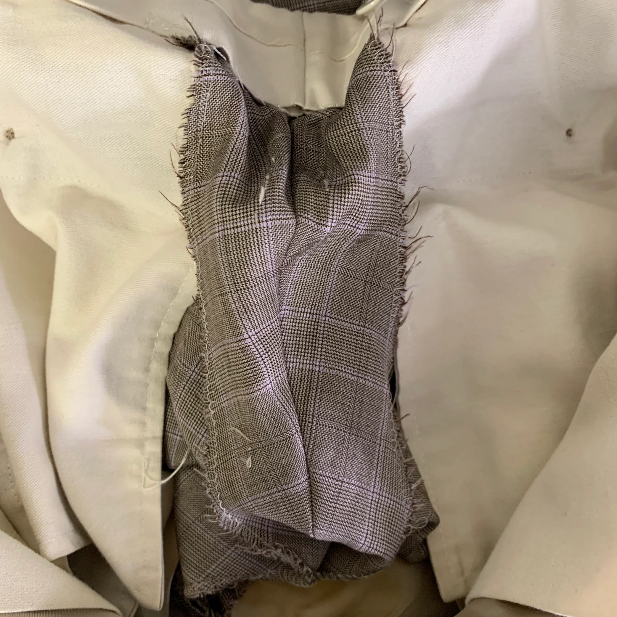 DUNCAN QUINN Chest Size 40 Brown light brown & purple Tartan Wool 32 31 Suit - Image 9