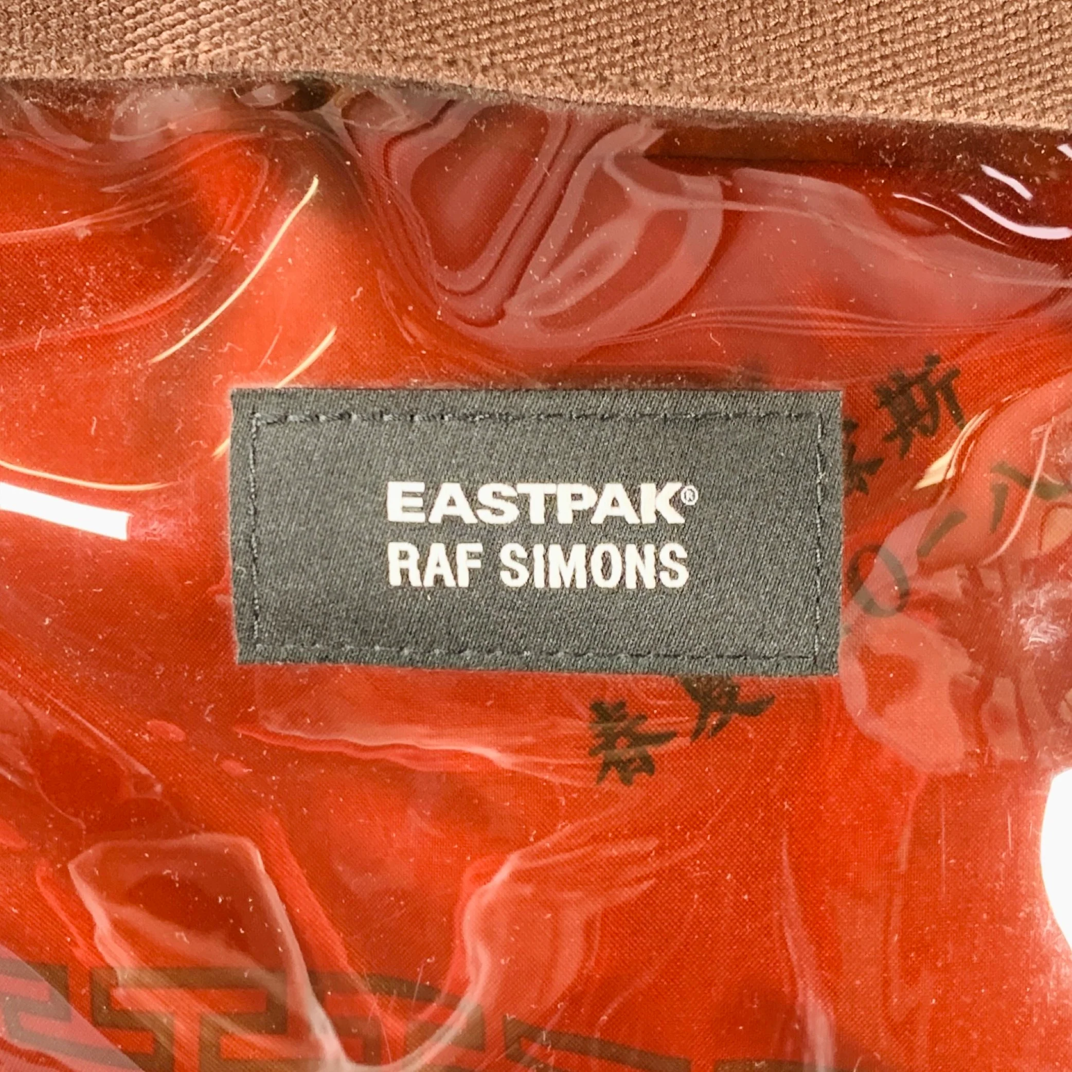EASTPAK x RAF SIMONS SS18 Blade Runner Red Clear PVC Snaps Backpack - Image 5