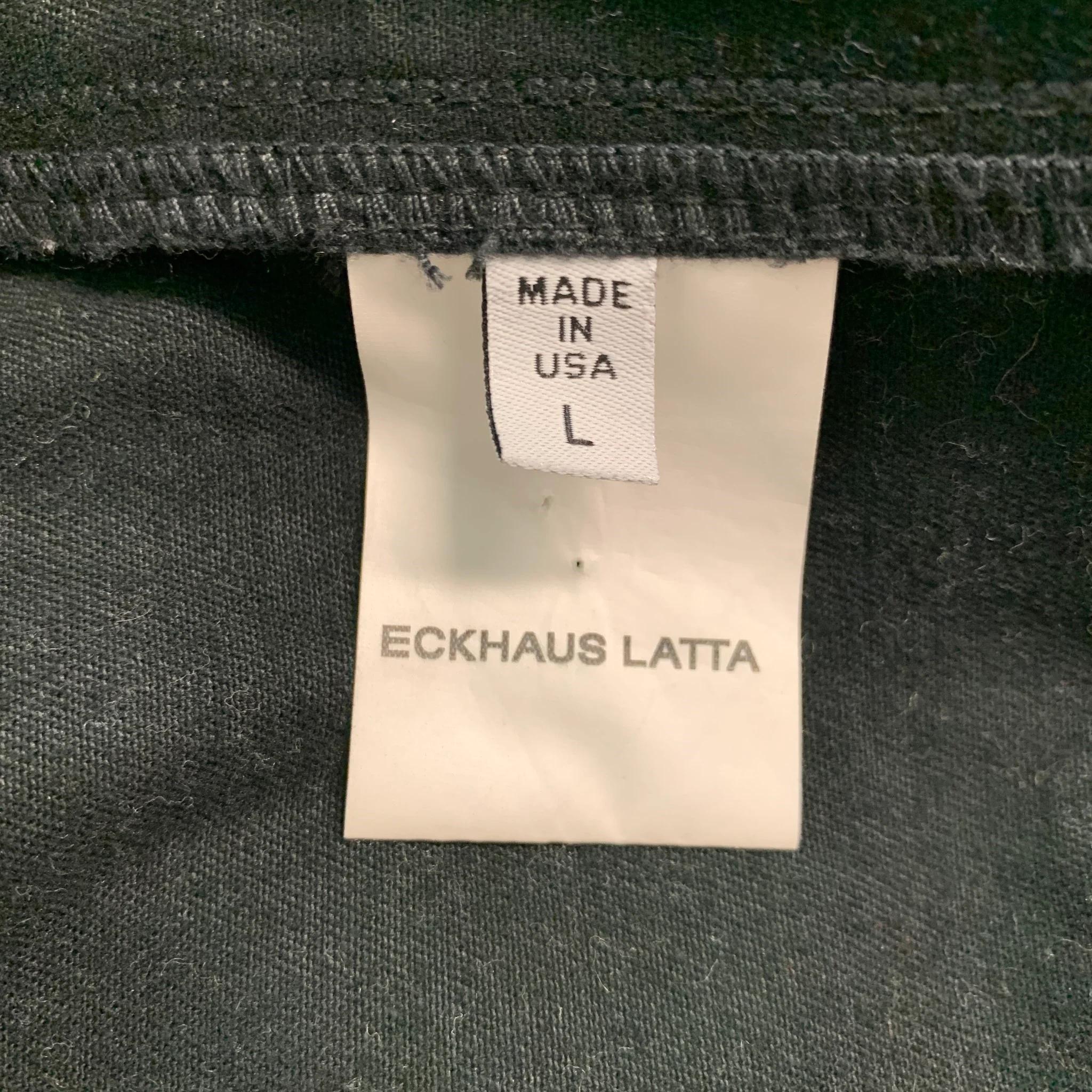 ECKHAUS LATTA Size L Purple Metallic Cotton Lycra Buttoned Jacket - Image 6