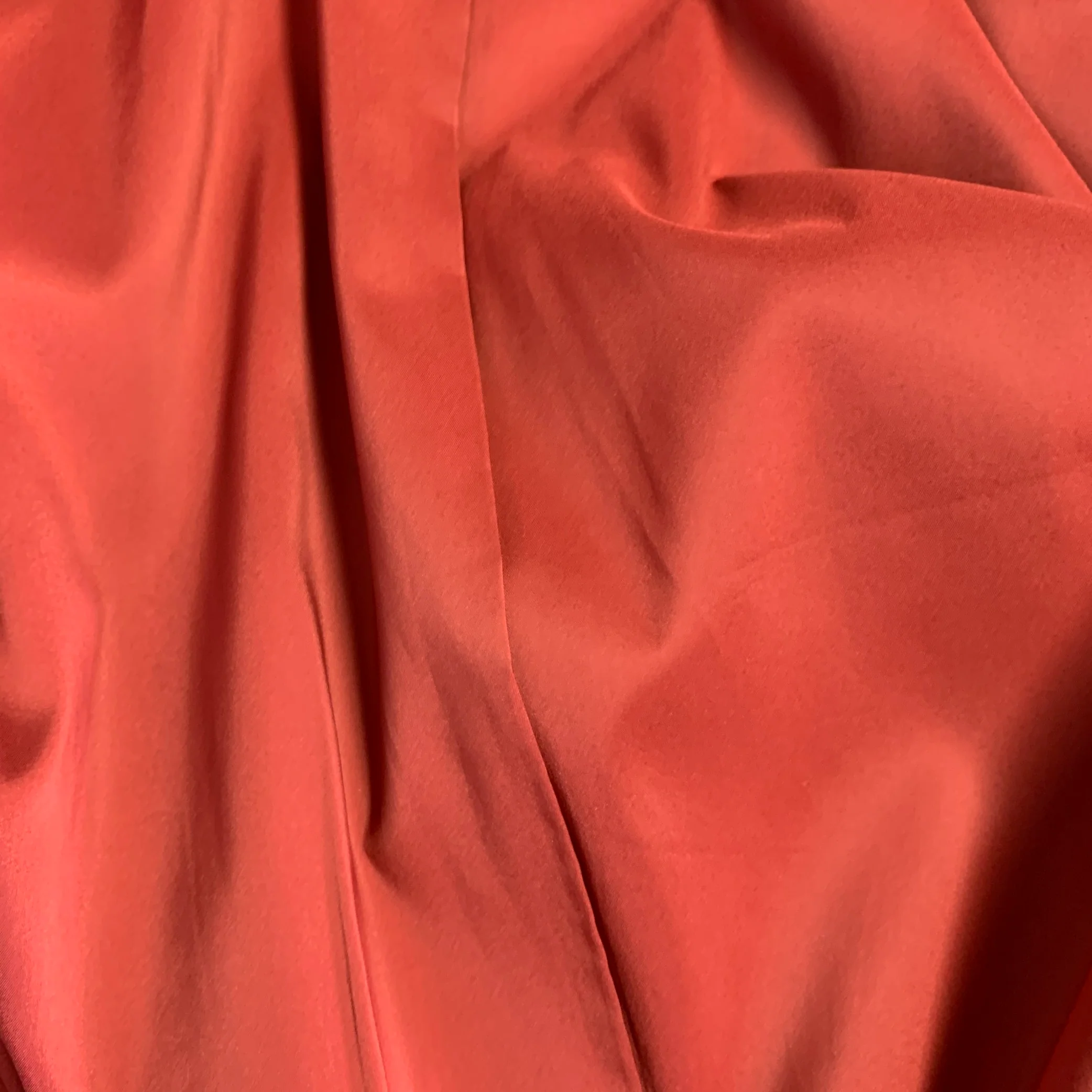 ELIE TAHARI Size 8 Red Cotton Blend Notch Lapel Jacket Blazer - Image 7