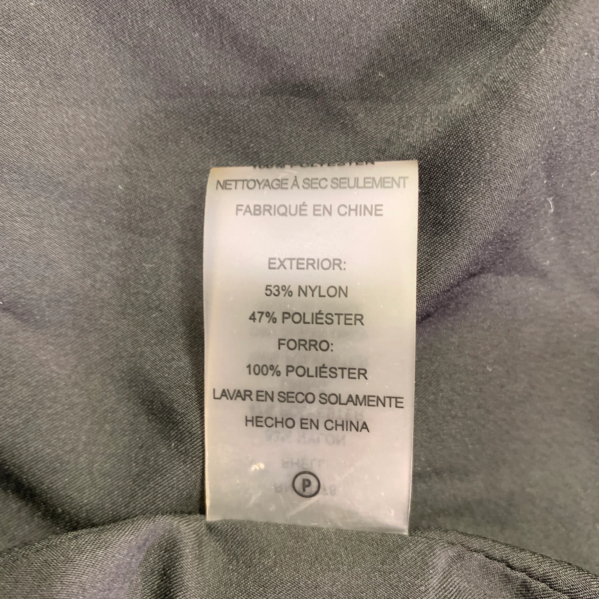 ELIE TAHARI Size S Grey Black Nylon Blend Plaid Double Breasted Coat - Image 6