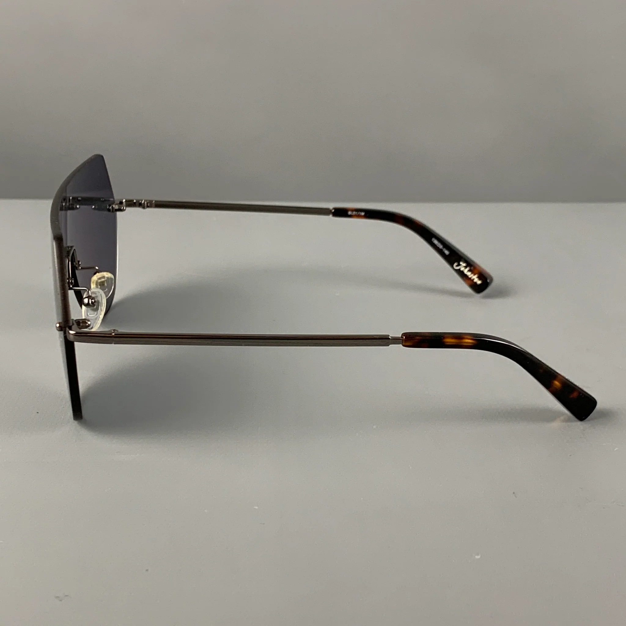 ELIZABETH and JAMES Silver Tortoise Shell Metal Sunglasses & Eyewear - Image 3