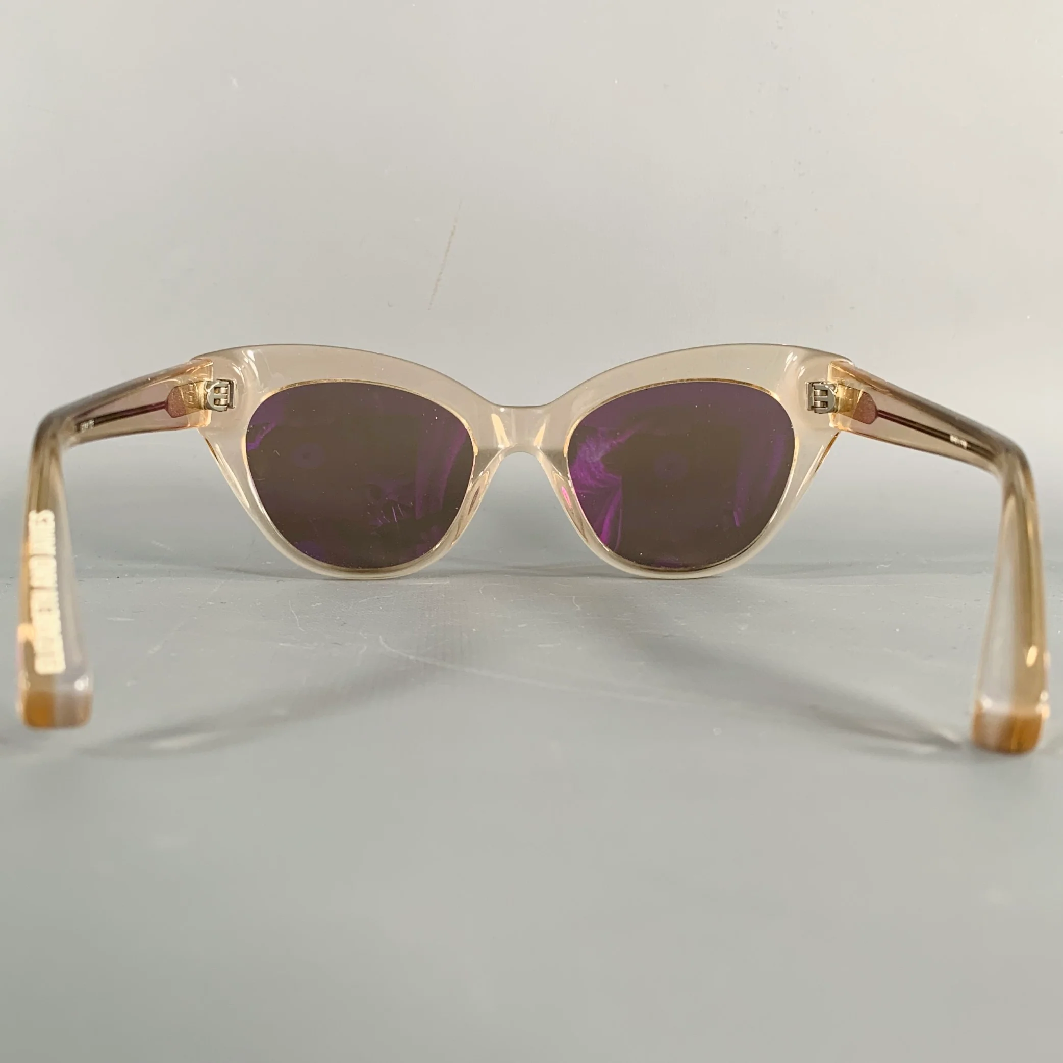 ELIZABETH and JAMES Vale Clear Acetate Cat Eye Sunglasses - Image 3