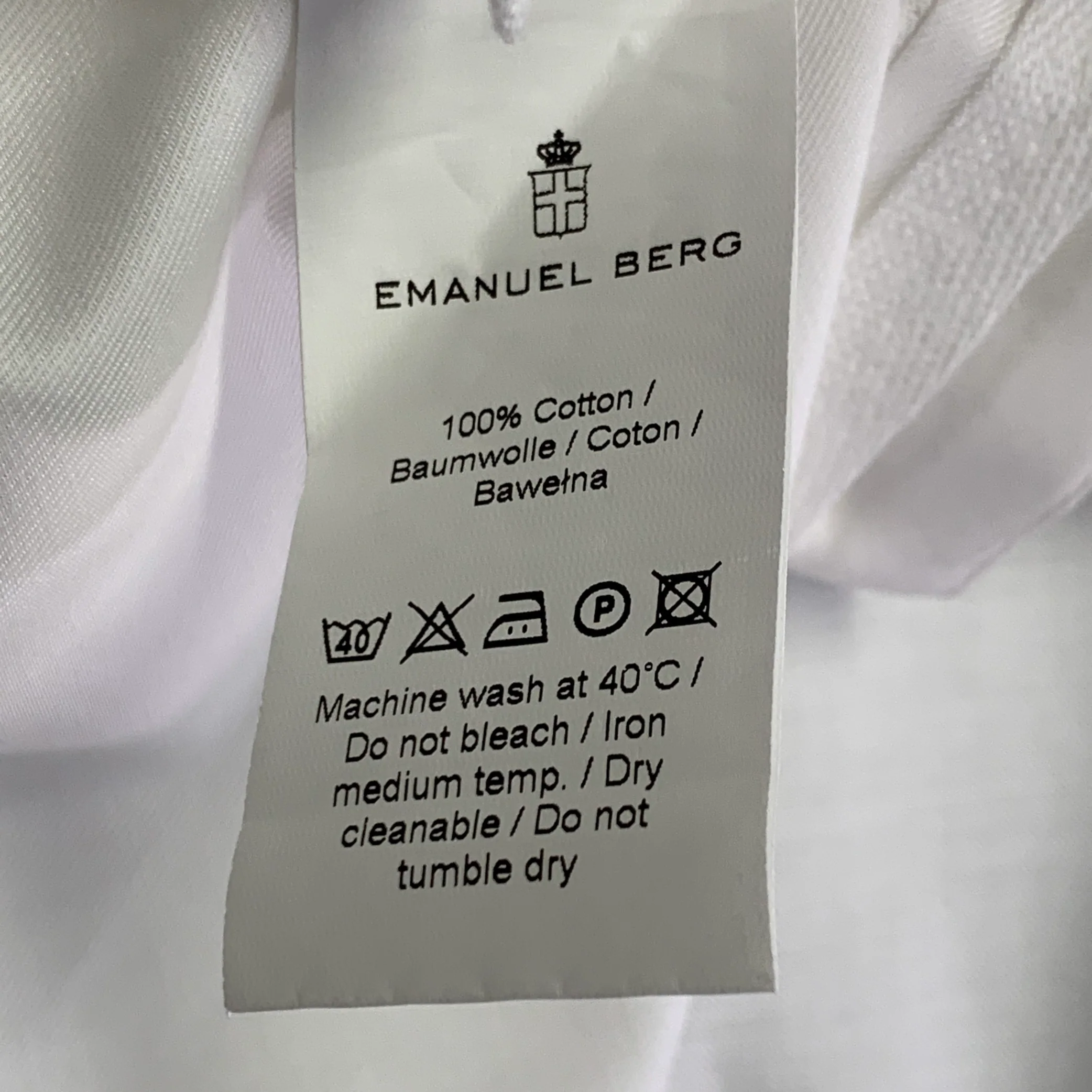 EMANUEL BERG Size XXXL White Cotton Bib French Cuff Tuxedo Long Sleeve Shirt - Image 5