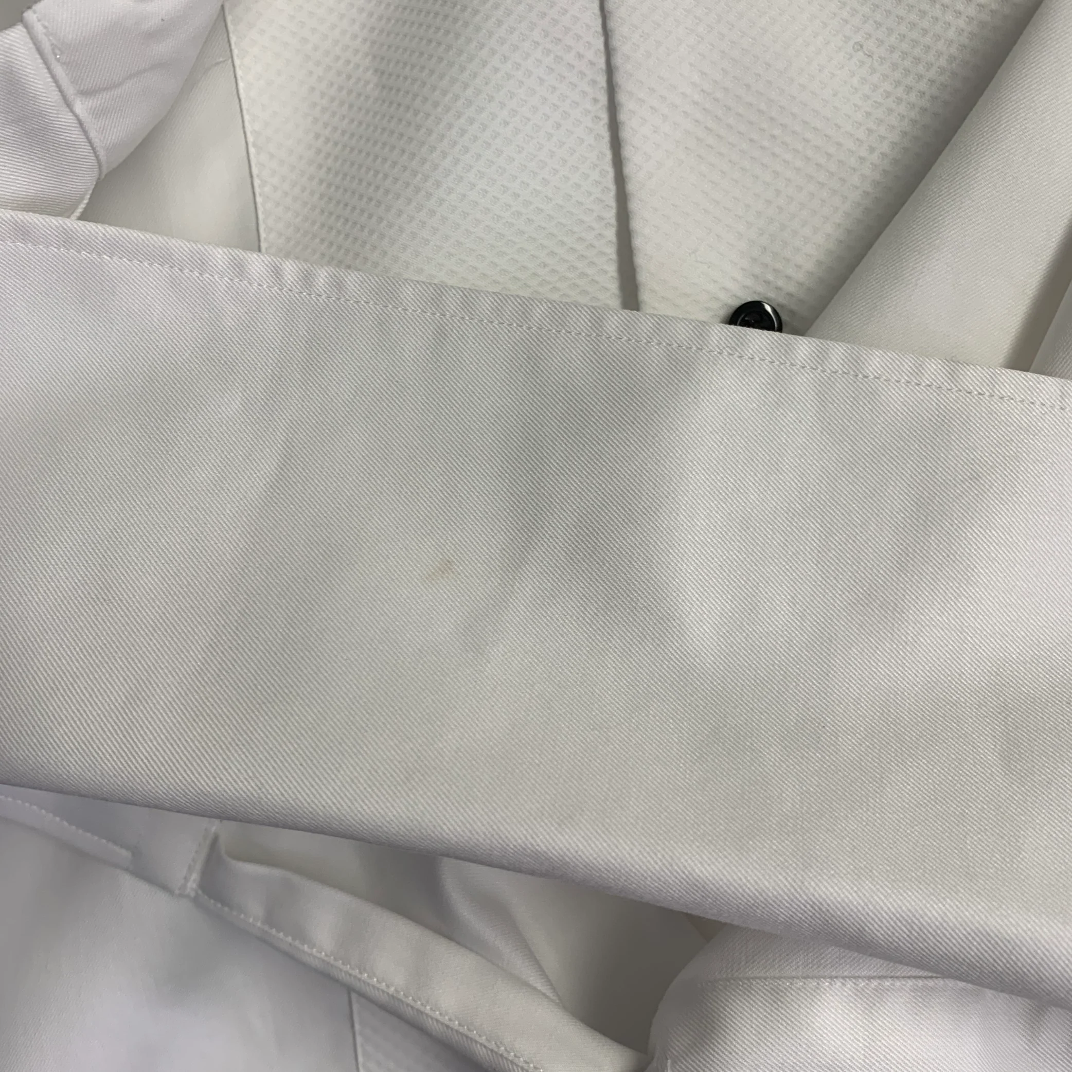 EMANUEL BERG Size XXXL White Cotton Bib French Cuff Tuxedo Long Sleeve Shirt - Image 6