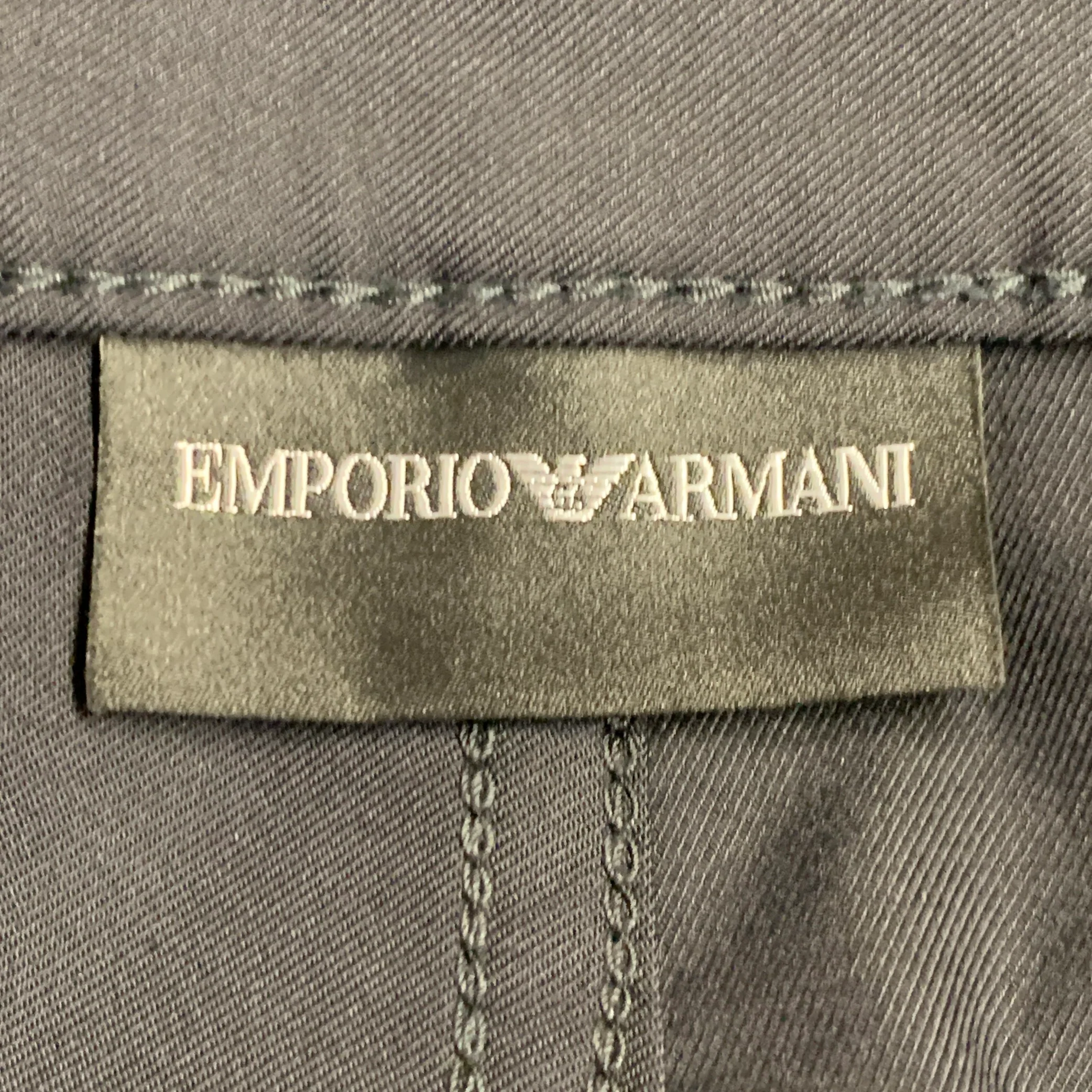 EMPORIO ARMANI Size 34 Black Polyamide Blend Tapered Jean Cut Casual Pants - Image 5