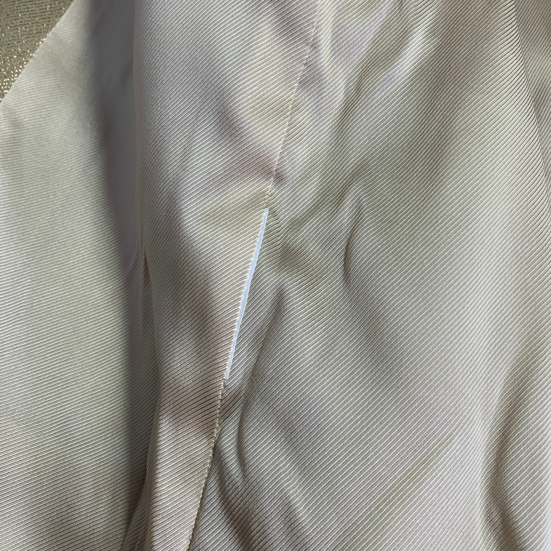 EMPORIO ARMANI Size M Gold Metallic Notch Lapel Pantsuit - Image 9