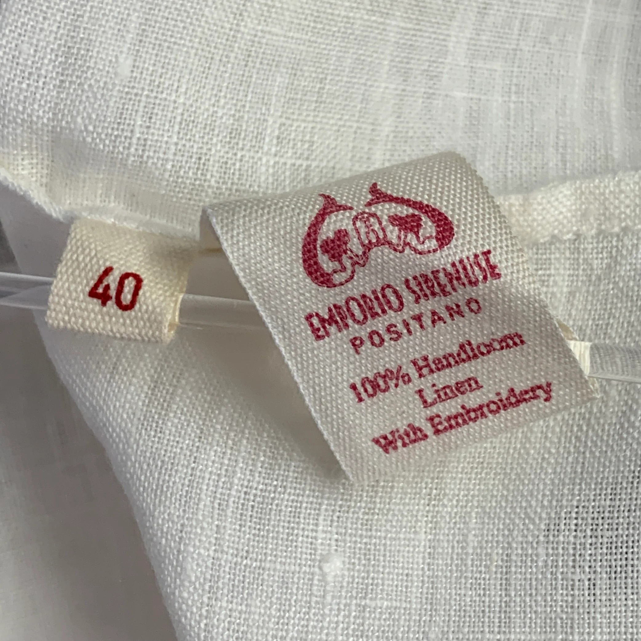 EMPORIO SIRENUSE Size 4 Paestum Cream Brown Linen Woven Sleeveless Long Dress - Image 7