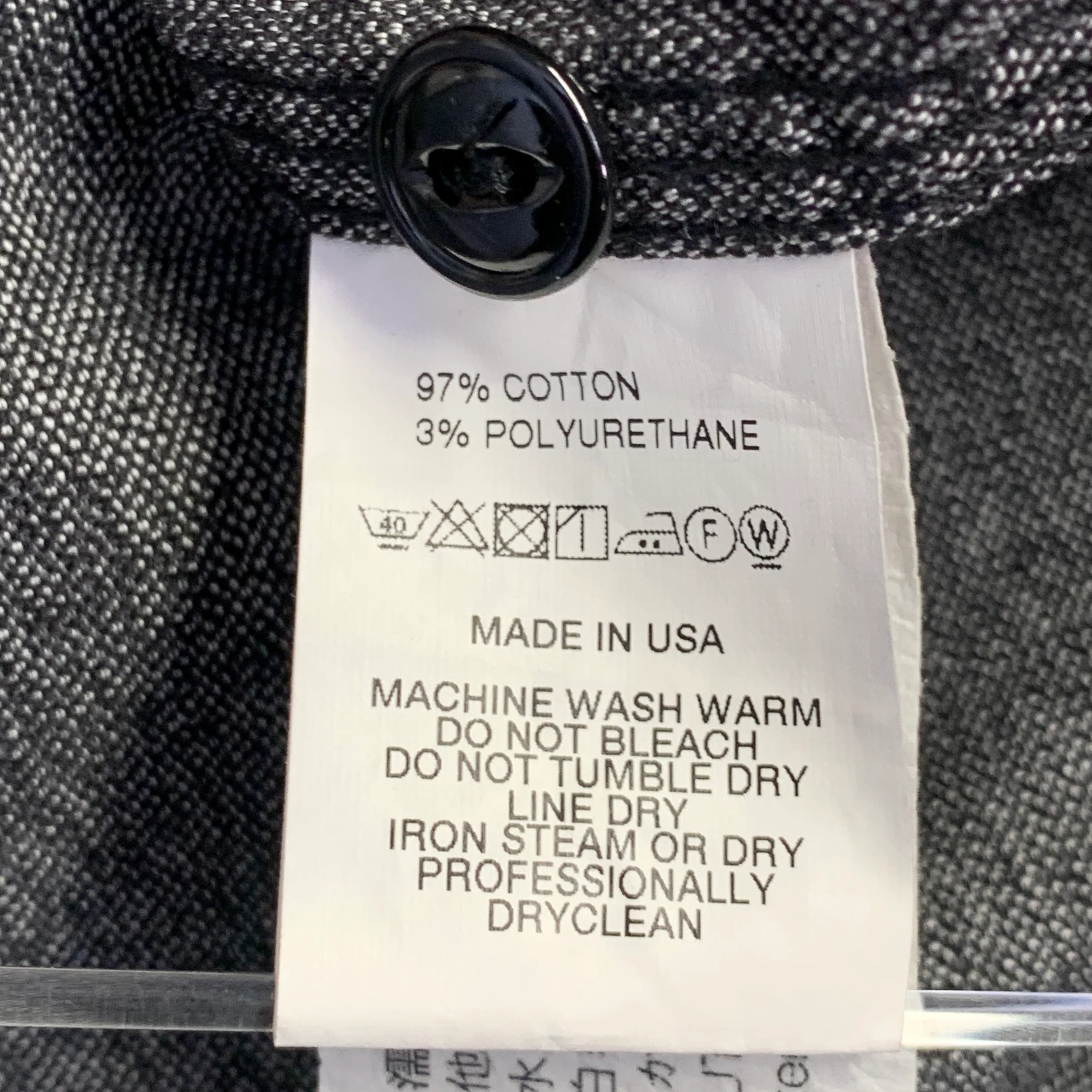 ENGINEERED GARMENTS Size L Grey Heather Cotton Two Pockets Long Sleeve Shirt - Image 6