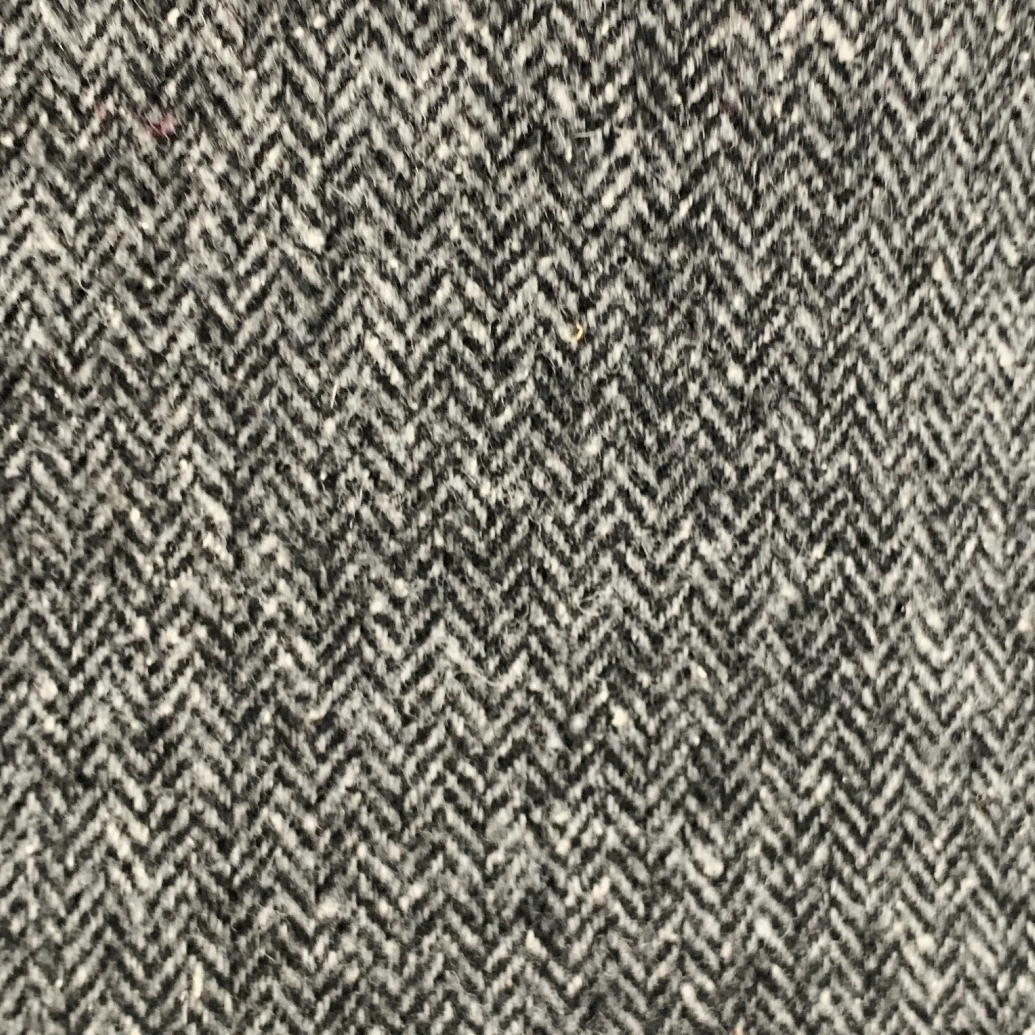 ENGINEERED GARMENTS Size L Grey Light Grey Herringbone Wool Blend Vest - Image 4