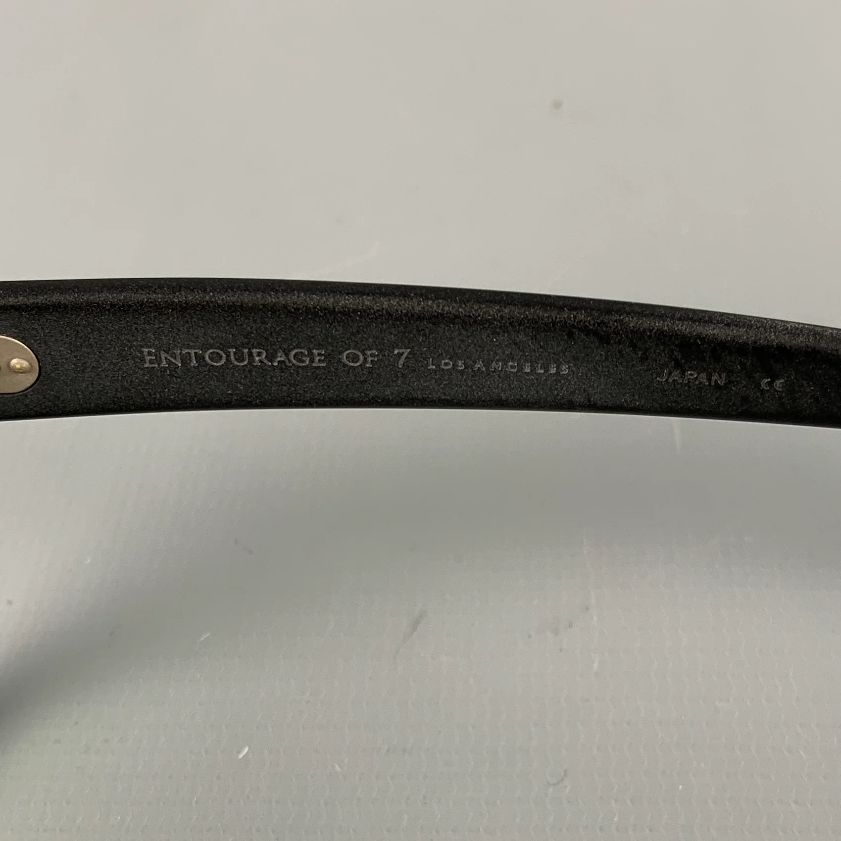 ENTOURAGE OF 7 Black Clear Acetate Eyewear - Image 5