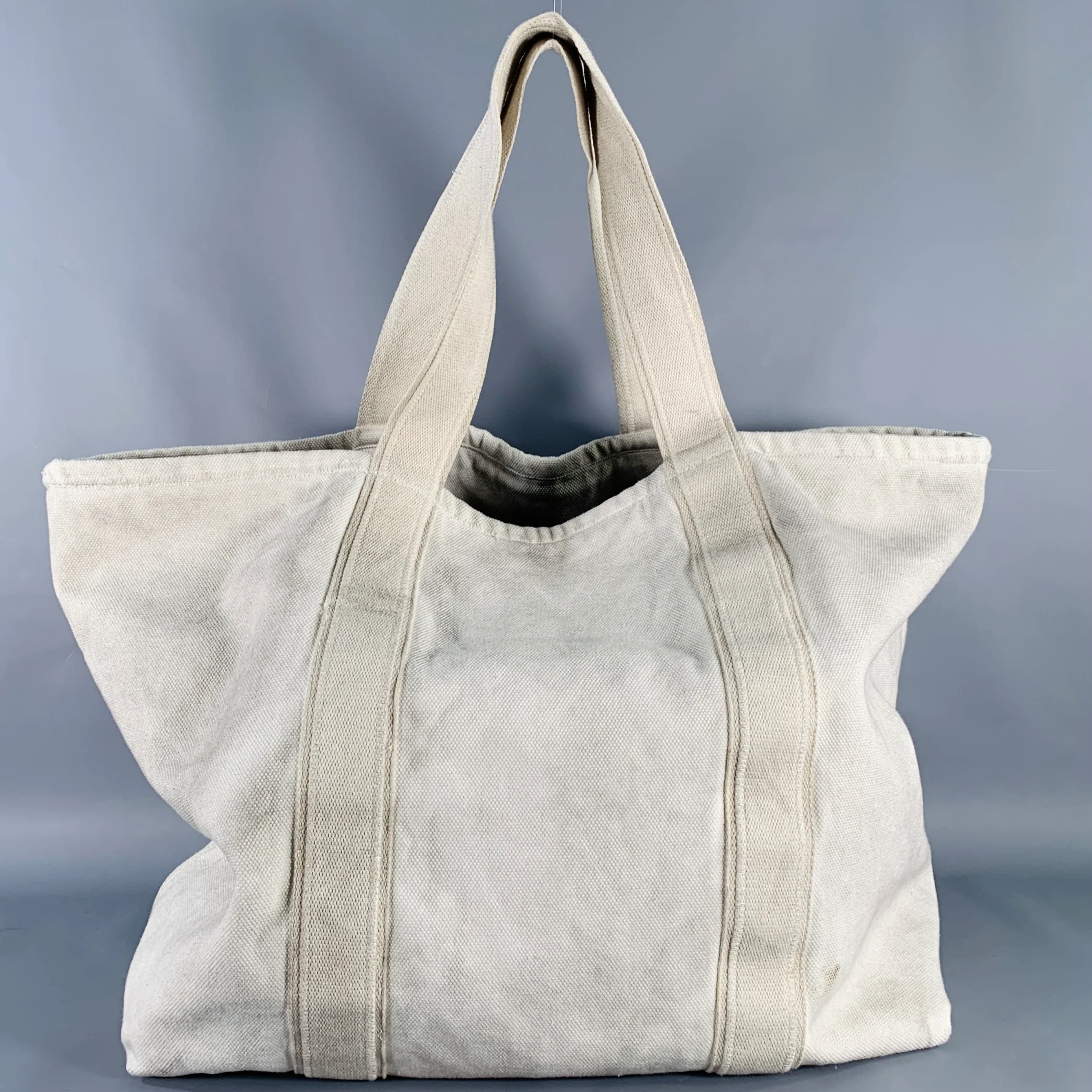 ERL AW24 Venice White Applique Organic Cotton Tote Bag - Image 3