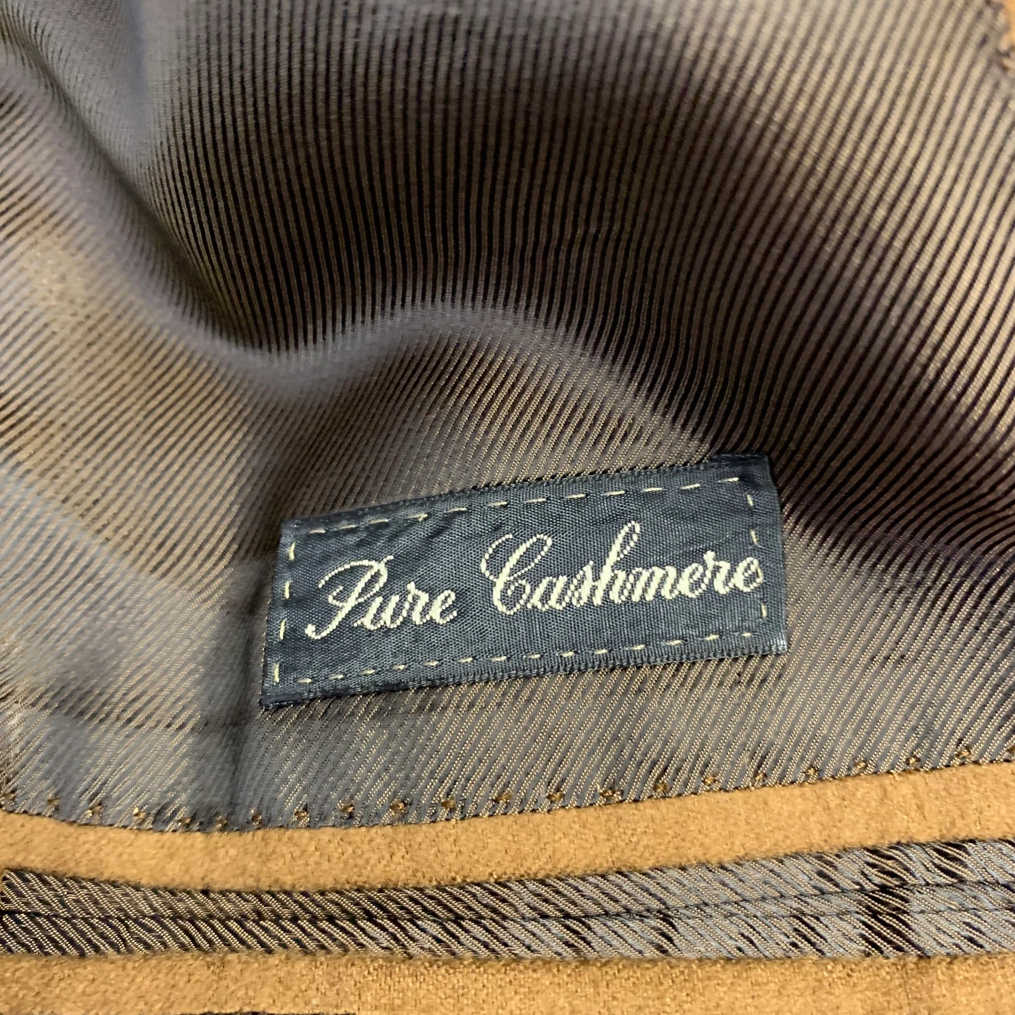 ERMENEGILDO ZEGNA Size 44 Brown Cashmere Notch Lapel Sport Coat - Image 7