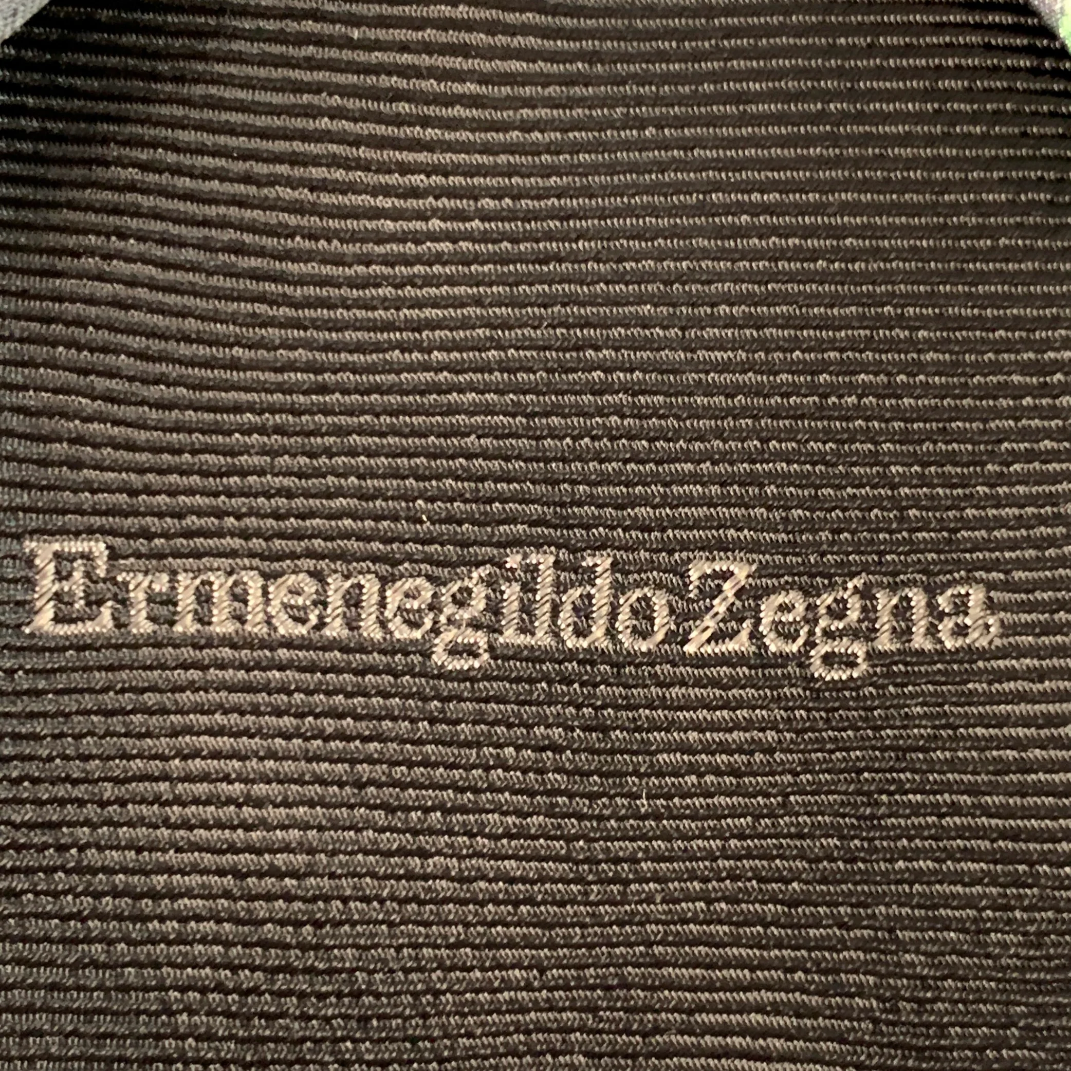 ERMENEGILDO ZEGNA Grey Green Paisley Silk Tie - Image 5