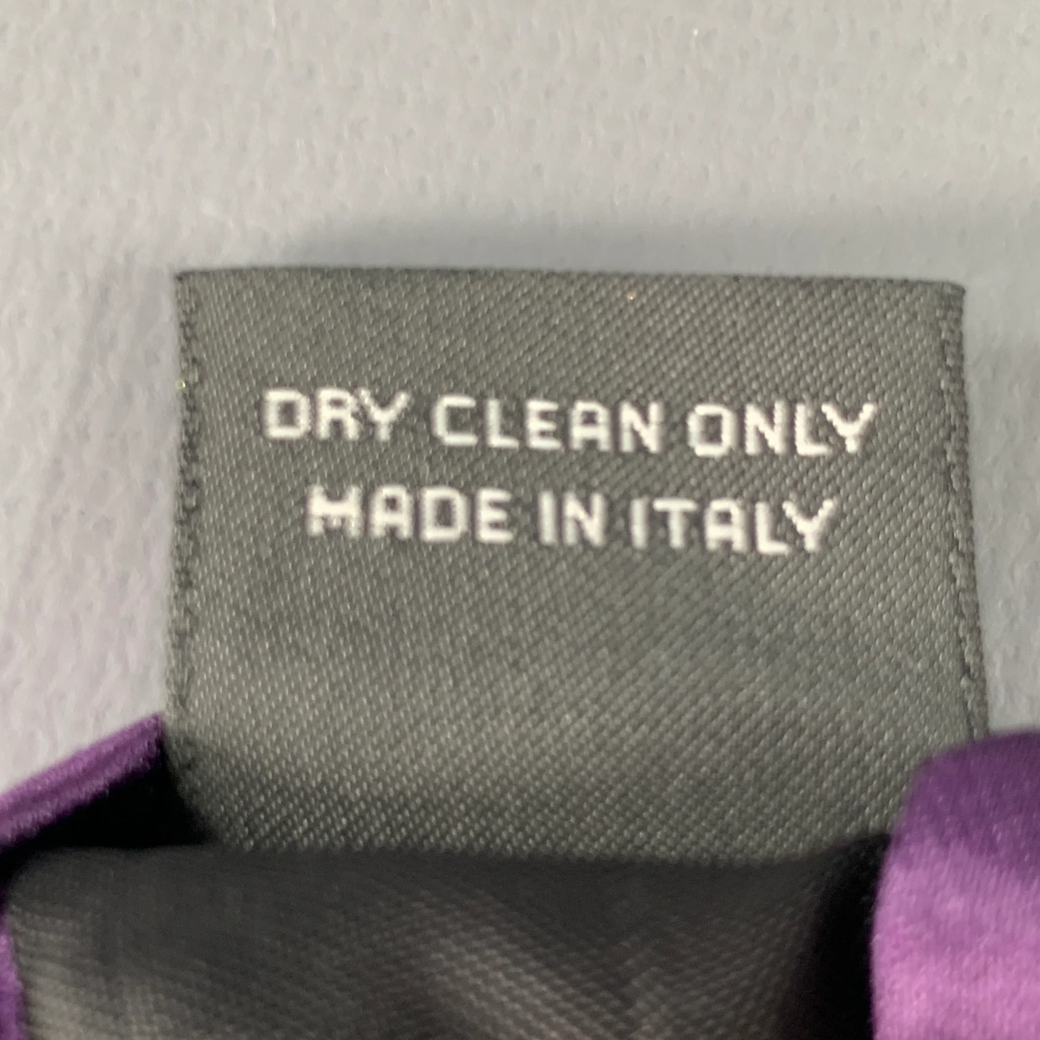 ERMENEGILDO ZEGNA Purple Silk Satin Tie - Image 5