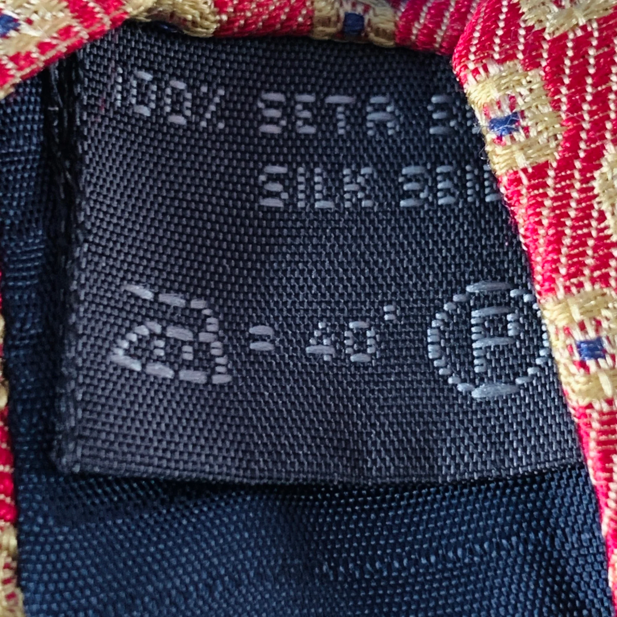 ERMENEGILDO ZEGNA Red Yellow Dots Silk Tie - Image 5