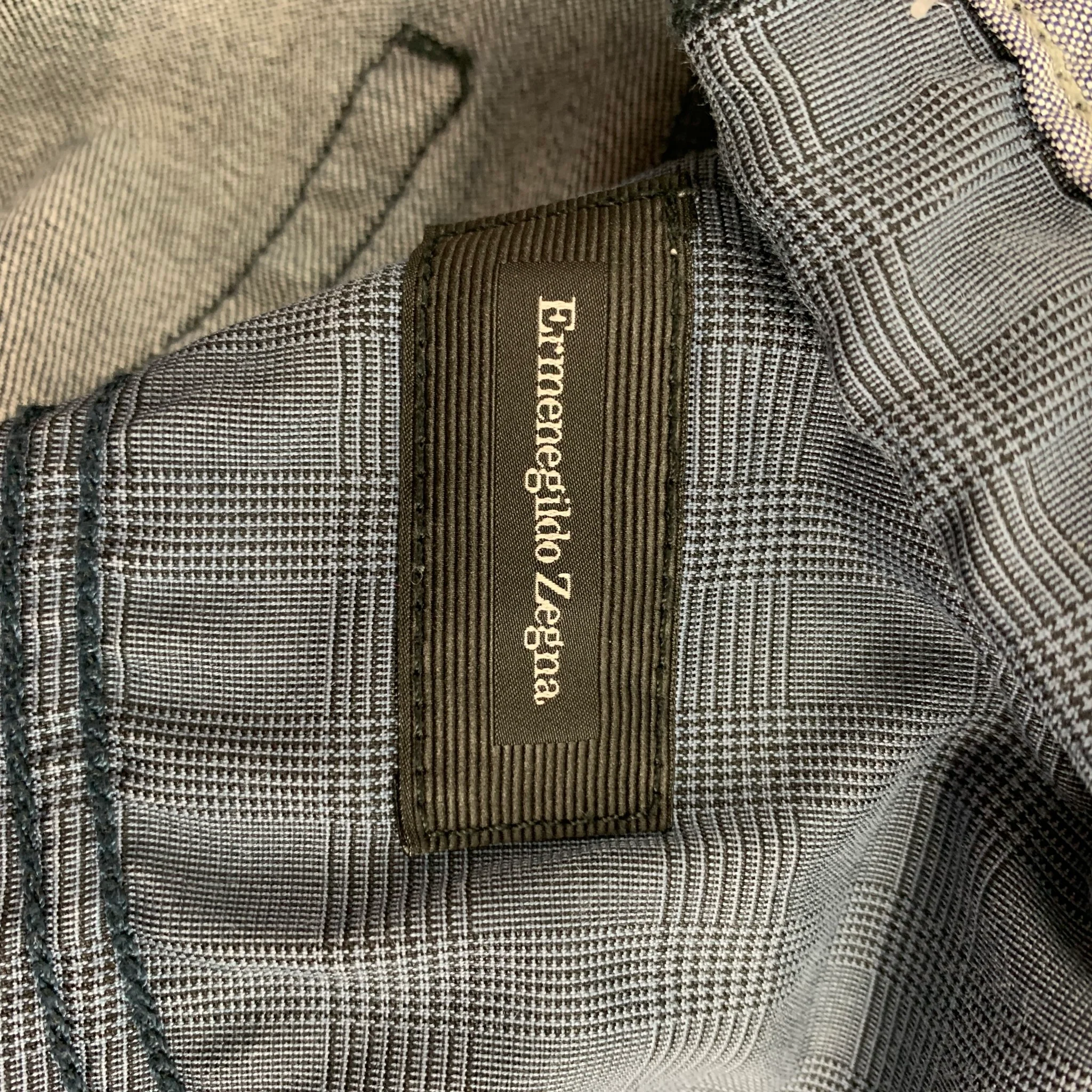 ERMENEGILDO ZEGNA Size 33 Blue Cotton Slim Jeans - Image 5
