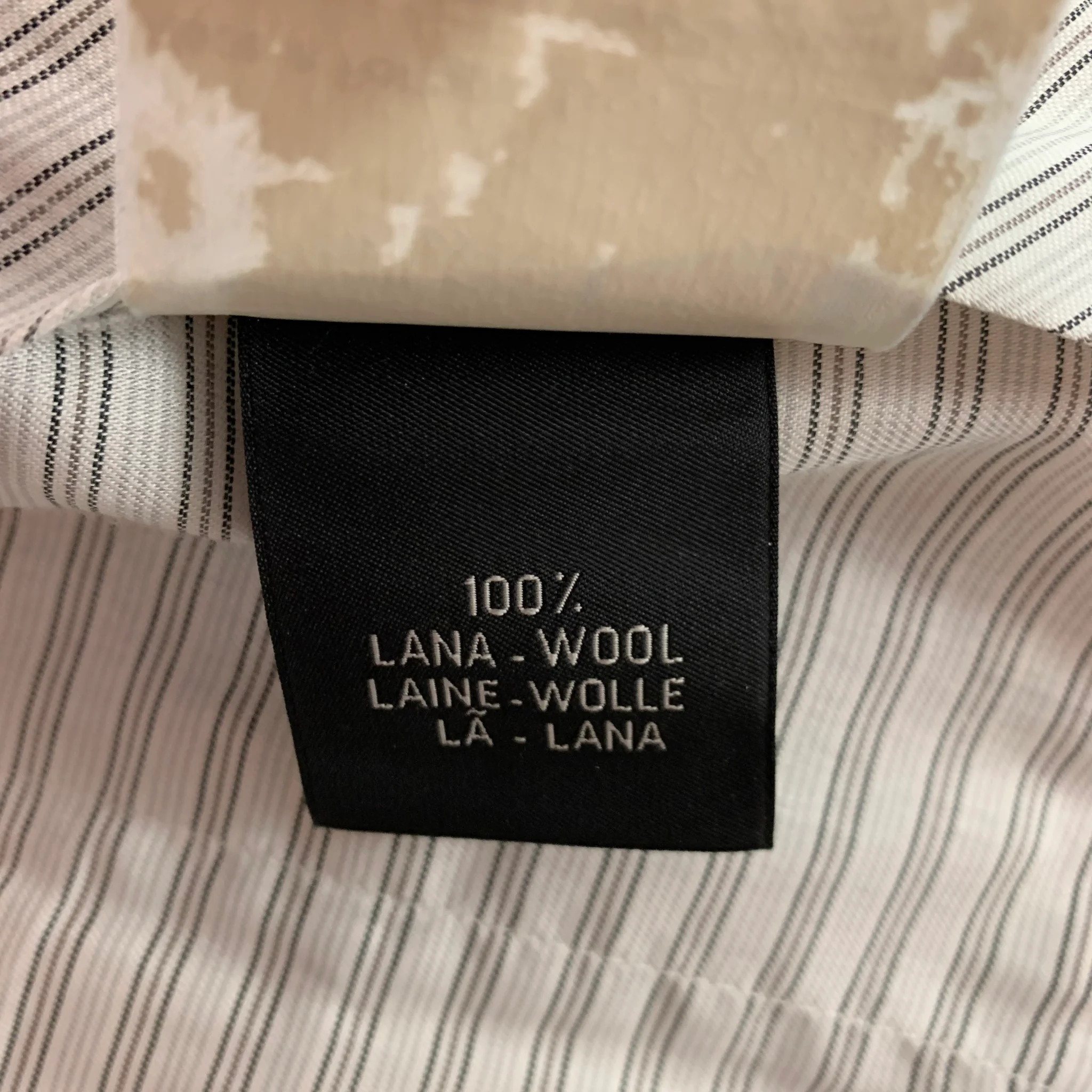 ERMENEGILDO ZEGNA Size 36 Light Grey Wool Flat Front Dress Pants - Image 4