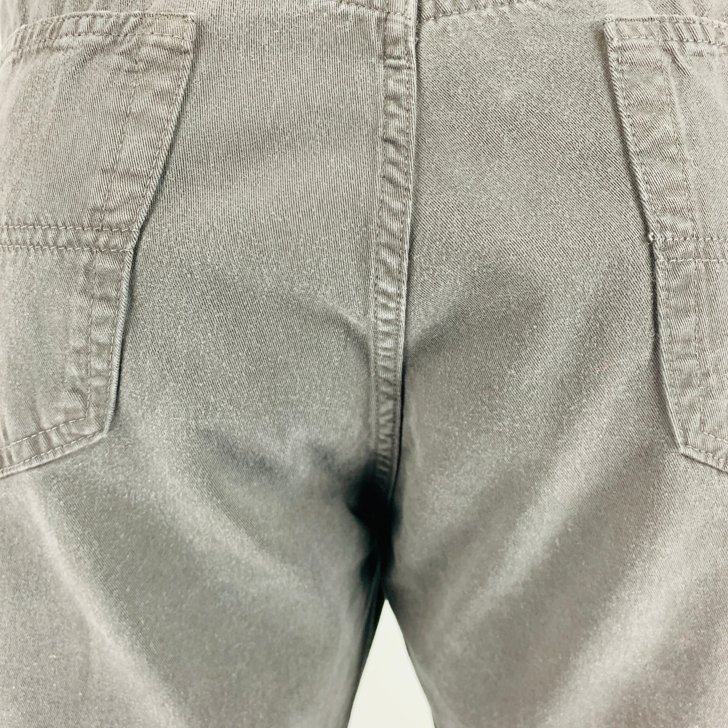 ERMENEGILDO ZEGNA Size 38 Black Cotton 5 pocket Casual Pants - Image 5