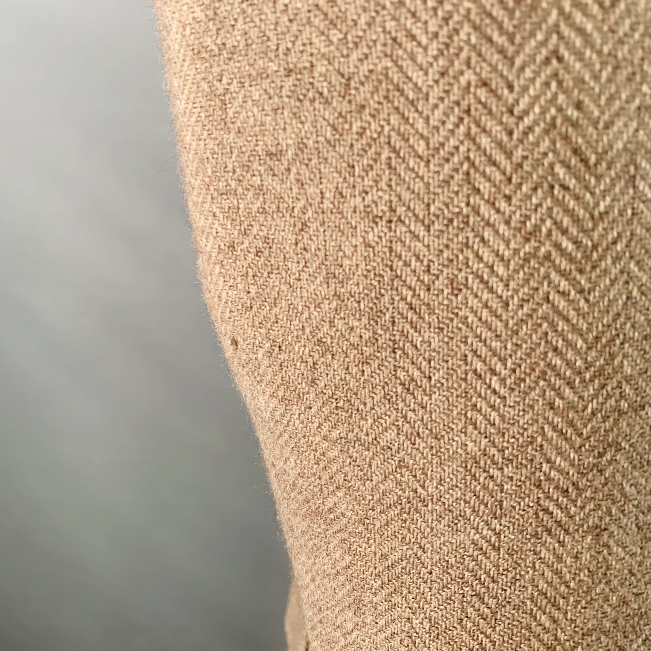 ERMENEGILDO ZEGNA Size 42 Beige Taupe Herringbone Cashmere Silk Sport Coat - Image 6