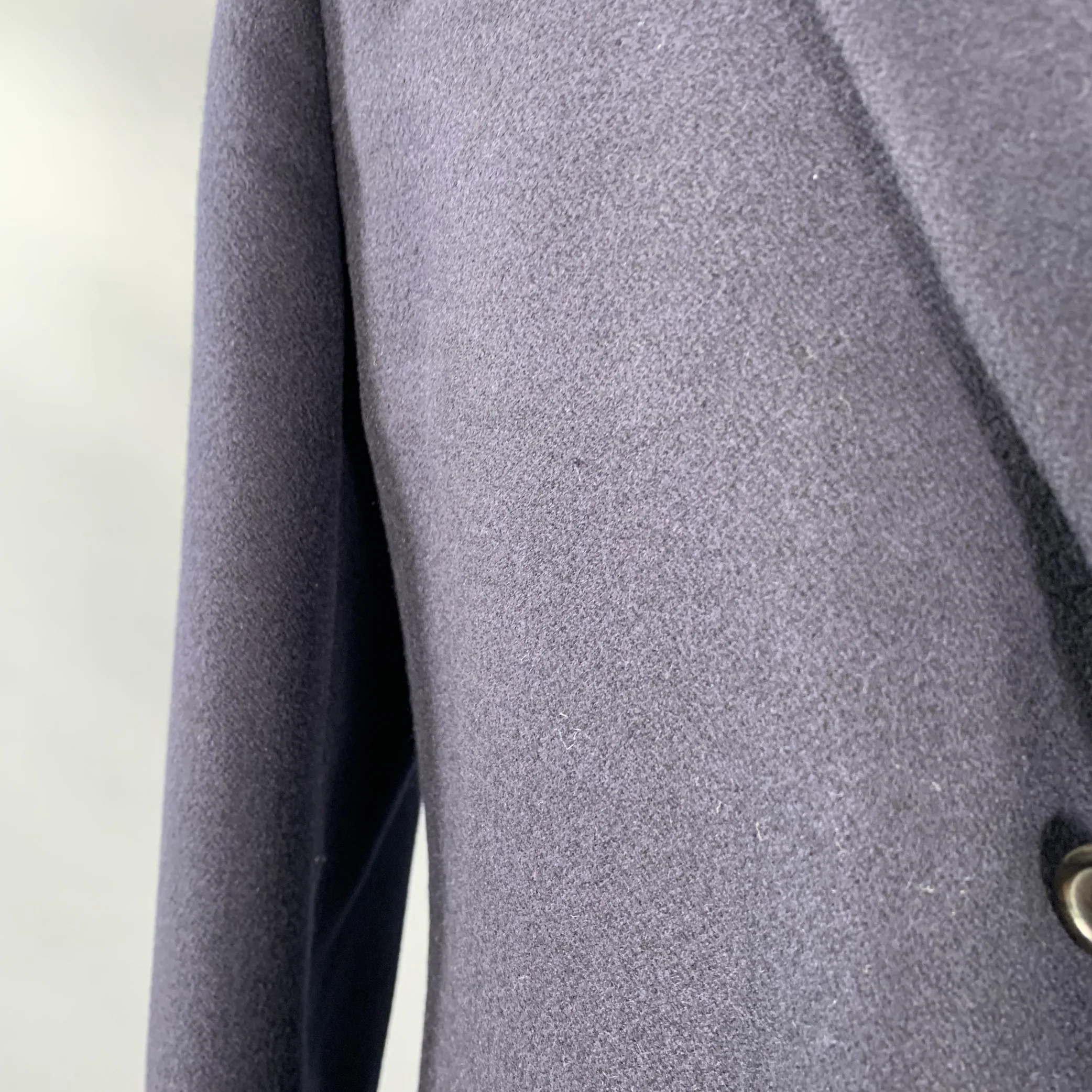 ERMENEGILDO ZEGNA Size 42 Navy Cashmere Wool Notch Lapel Jacket - Image 5