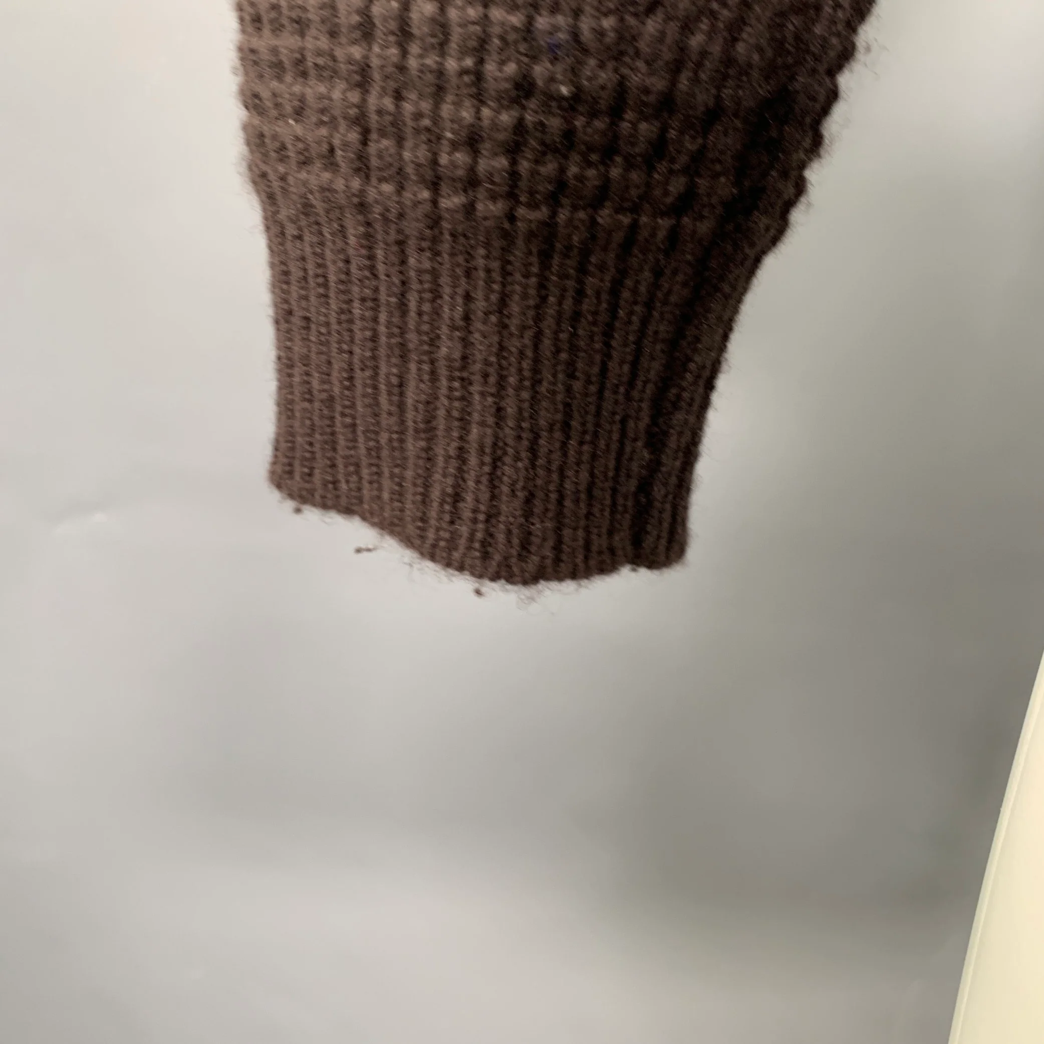 ERMENEGILDO ZEGNA Size M Brown Knit Cashmere 1/4 Zip Sweater - Image 6