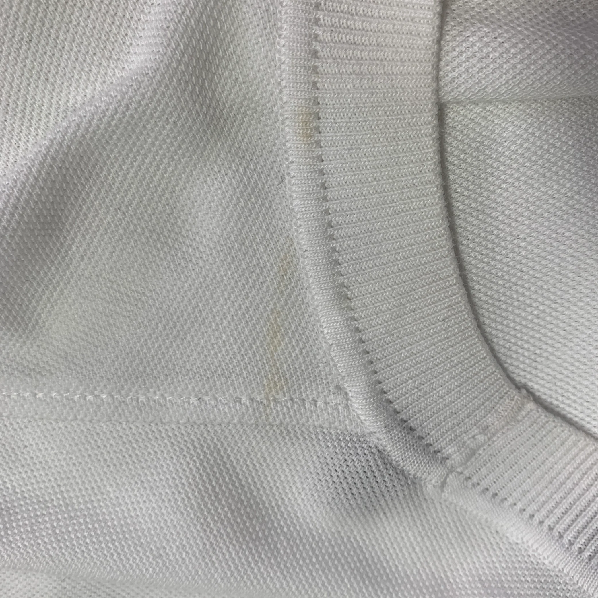 ERMENEGILDO ZEGNA Size XXXL White Brown Logo Cotton Pique Crew Neck T-shirt - Image 6