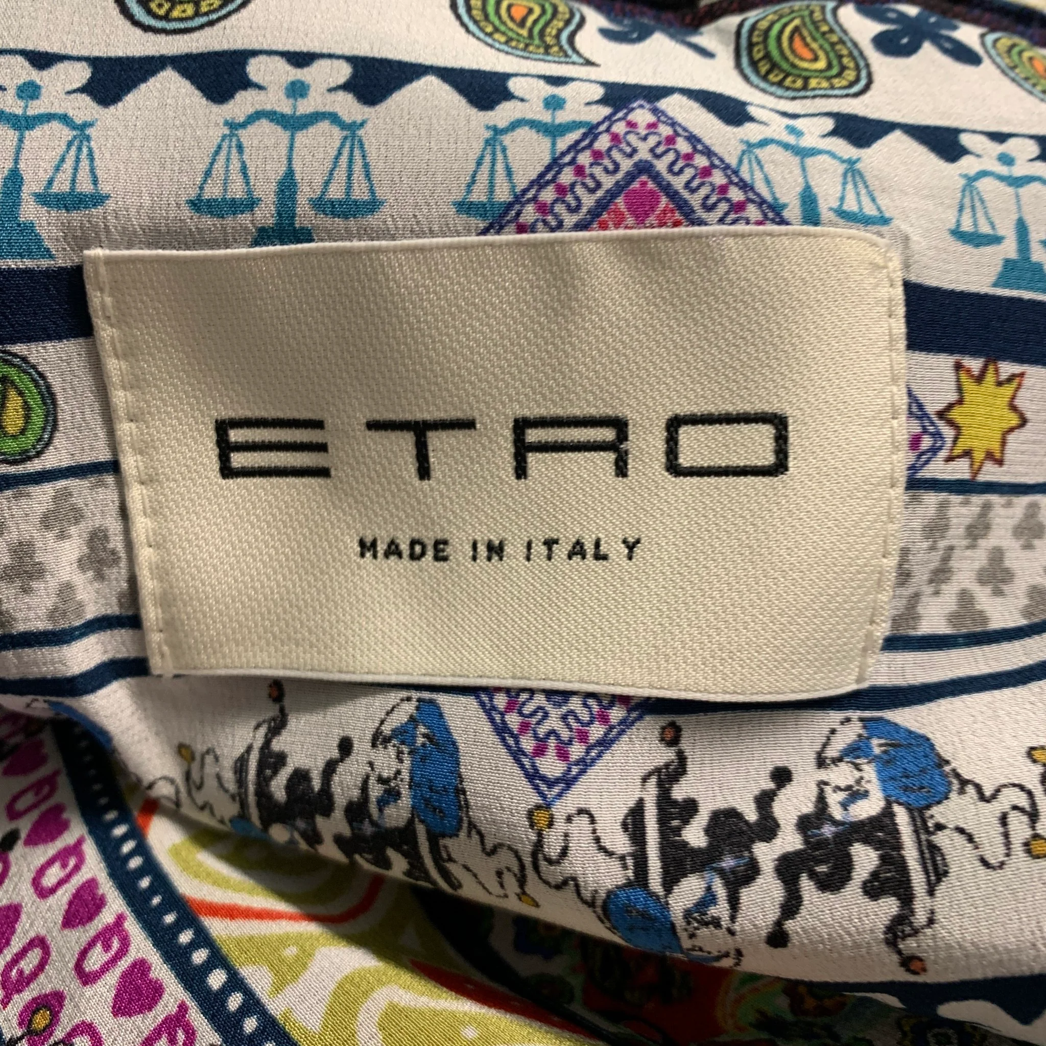 ETRO Chest Size 48 Navy Red Checkered Wool Single Breasted 37 31 Suit - Image 8