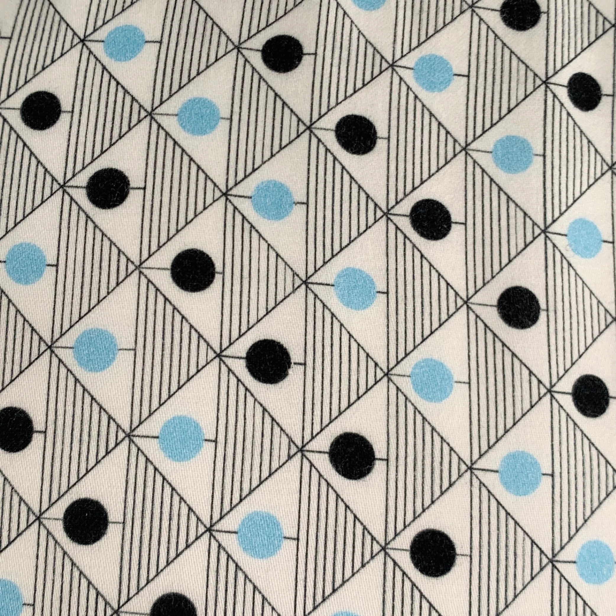 ETRO Size M White Black Blue Abstract Short Sleeve Shirt - Image 2