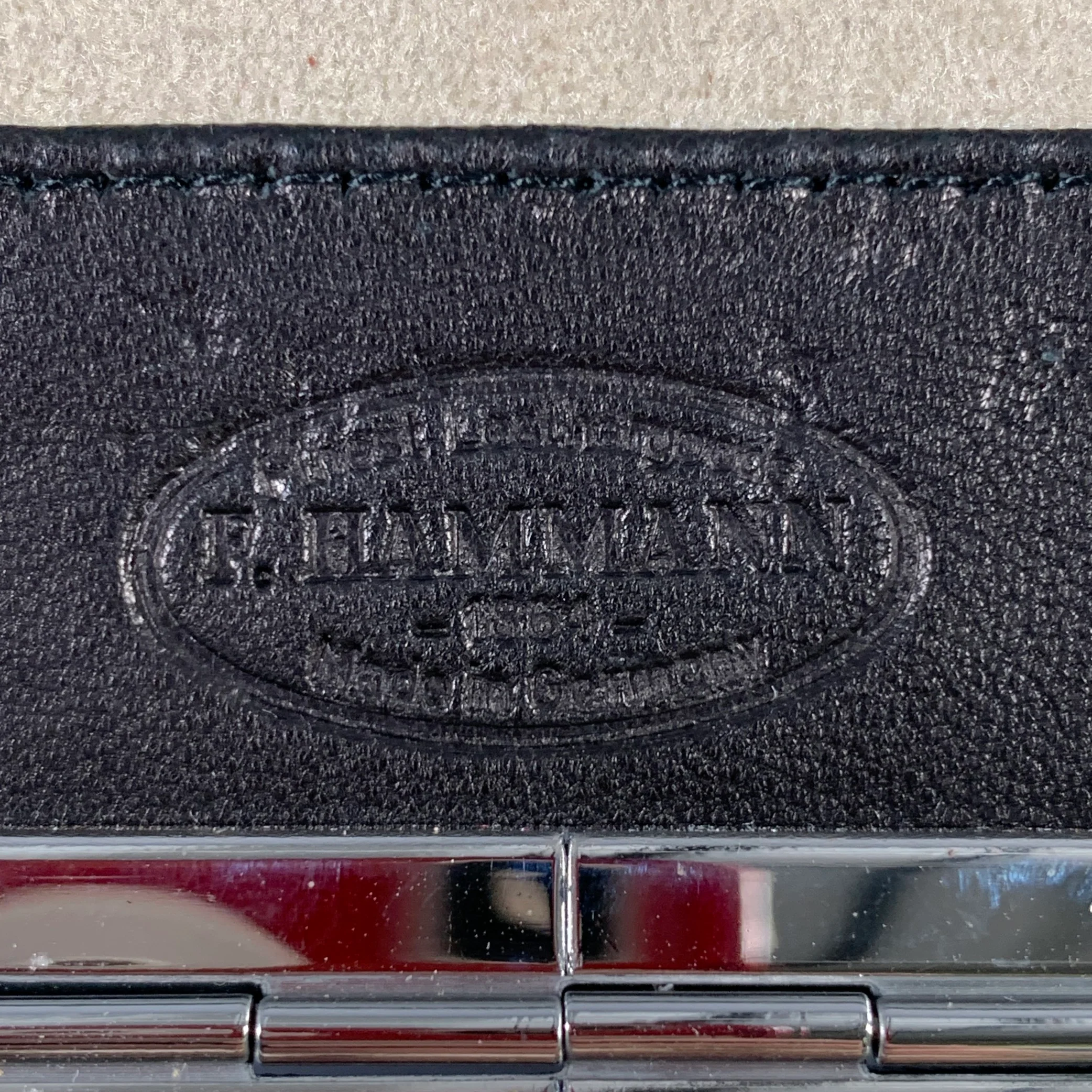 F.HAMMANN Black Silver Leather Jewelry Case Bags & Leather Goods - Image 7