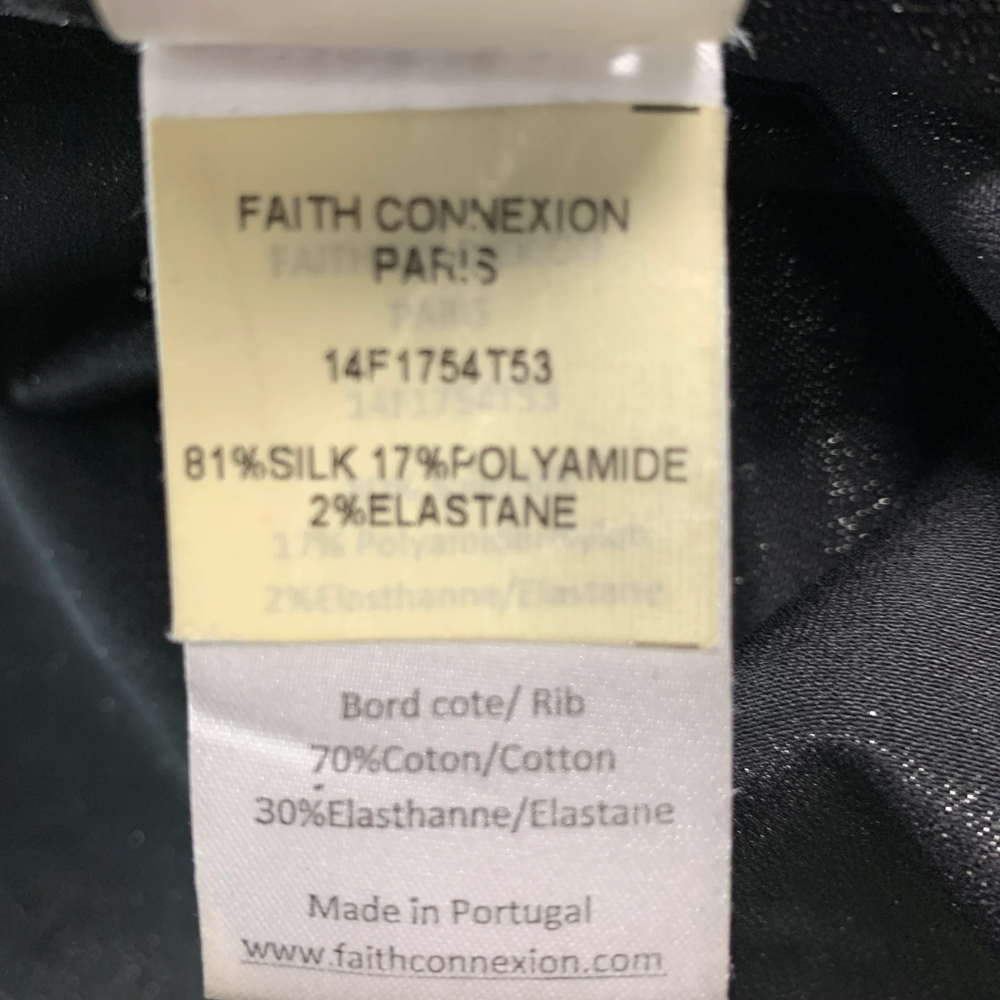 FAITH CONNEXION Size S Silver Metallic Silk Blend Tank Top - Image 6