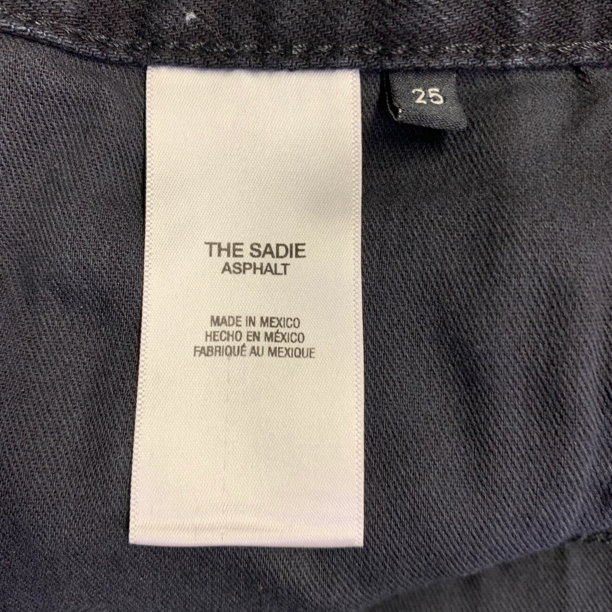 FAVORITE DAUGHTER Size 25 The Sadie Black Denim Twill Button Fly Midi Skirt - Image 4