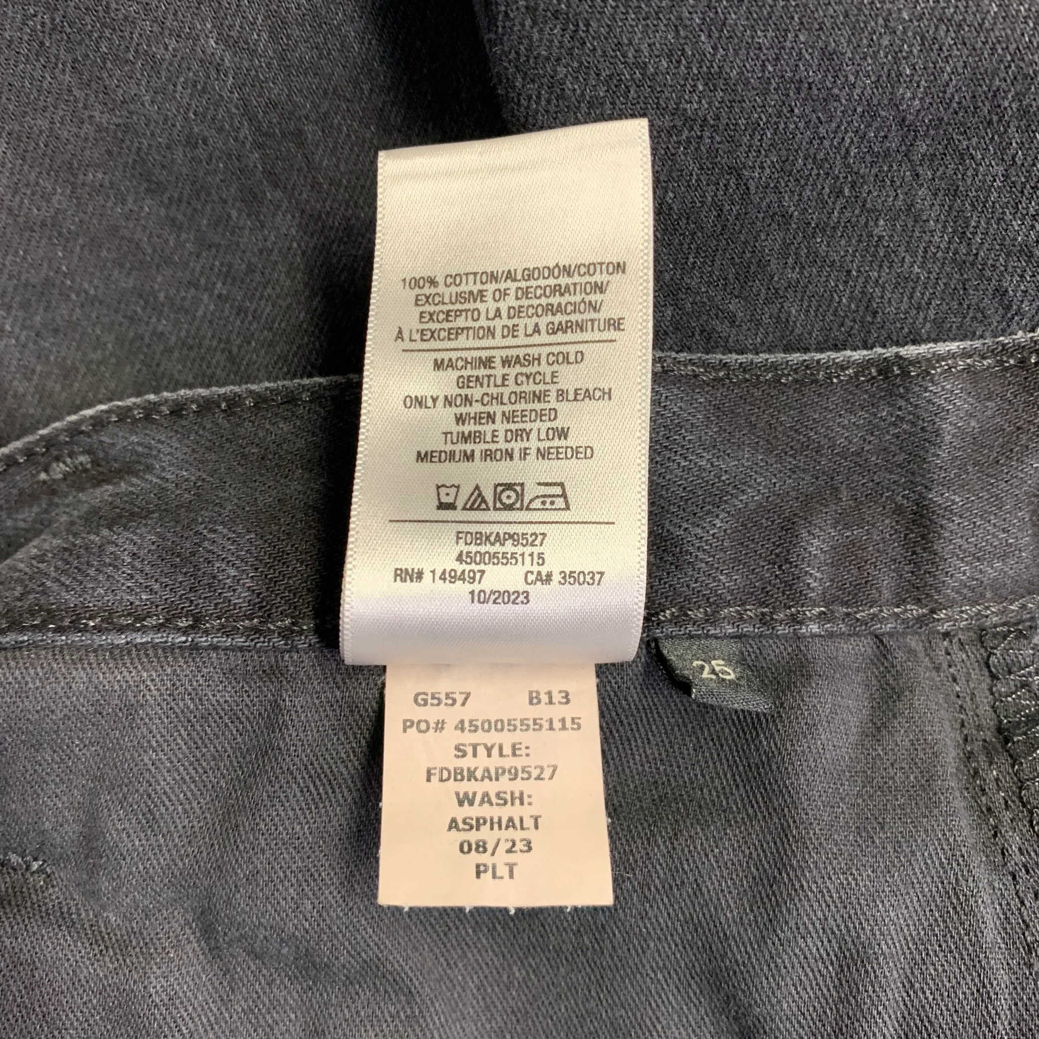 FAVORITE DAUGHTER Size 25 The Sadie Black Denim Twill Button Fly Midi Skirt - Image 5