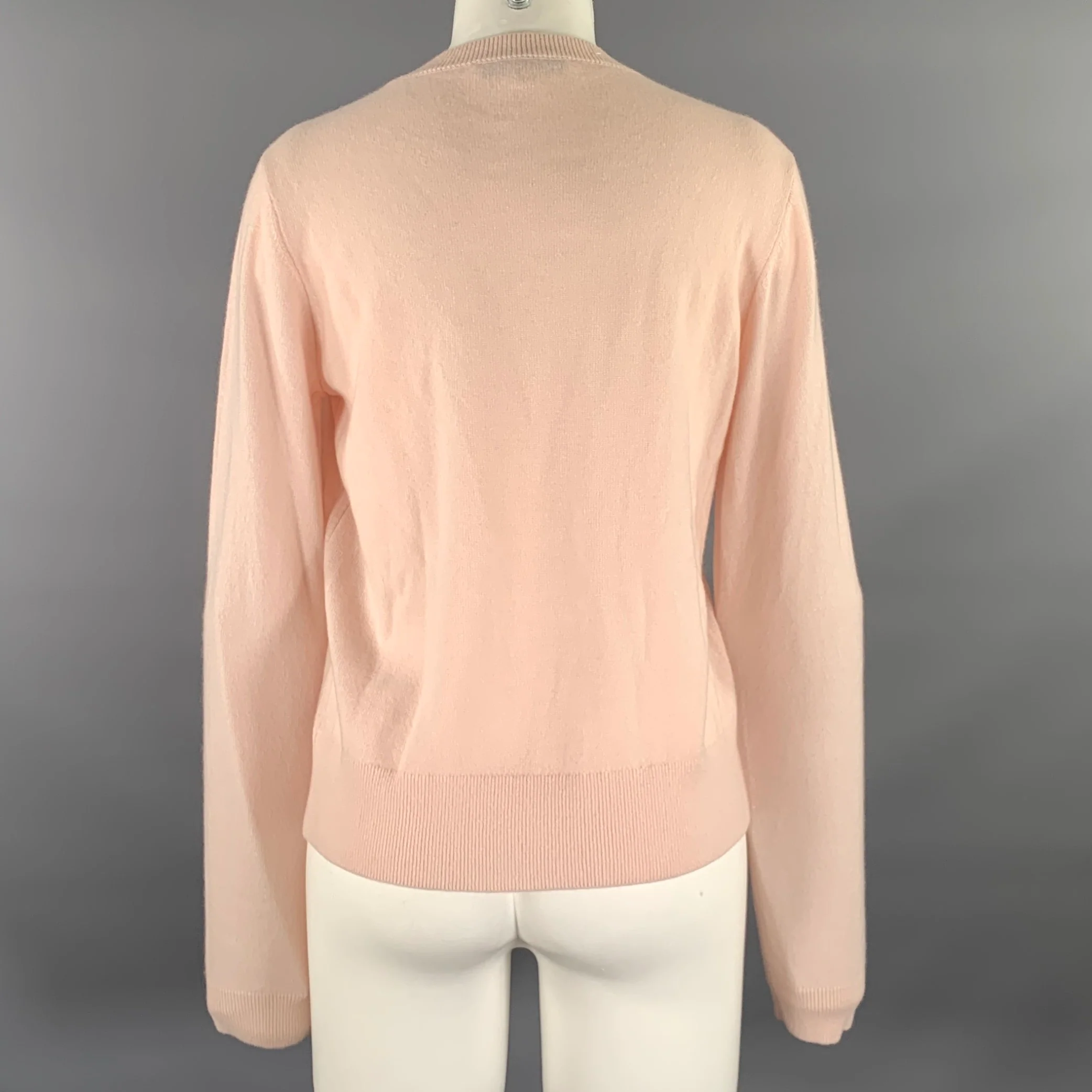 FAVORITE DAUGHTER Size M Pink Wool Pullover Sweater - Image 4