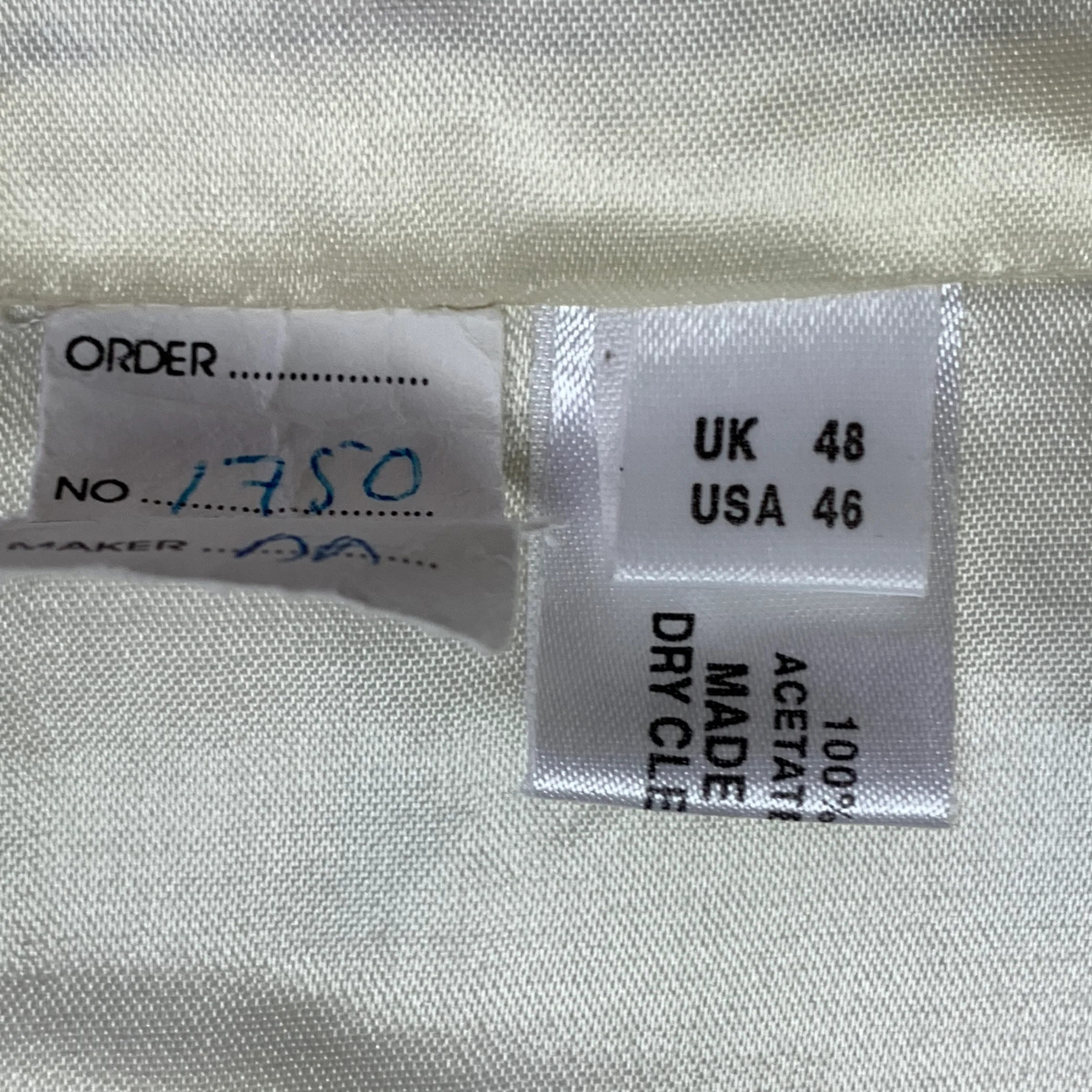 FAVOURBROOK Size 46 Blue Gold Embroidered Bees Silk Classic Vest - Image 11