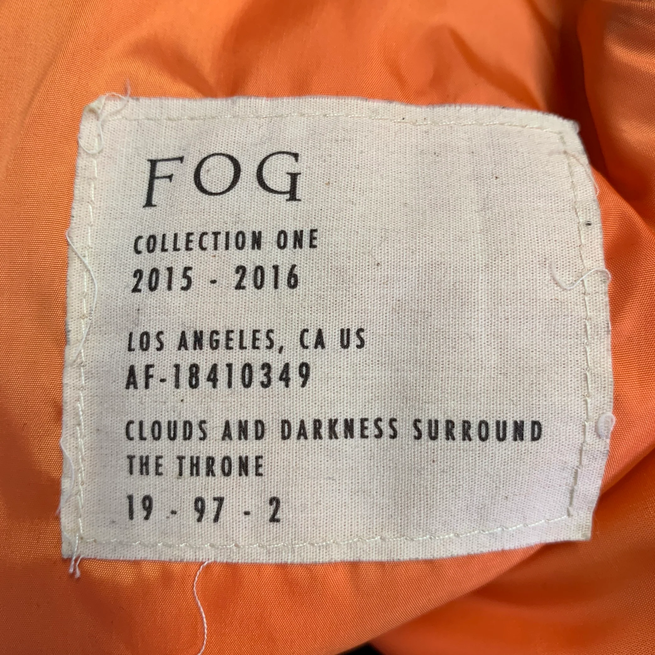 FEAR OF GOD 2015 Size S Black Nylon Double Zipper Vest - Image 5
