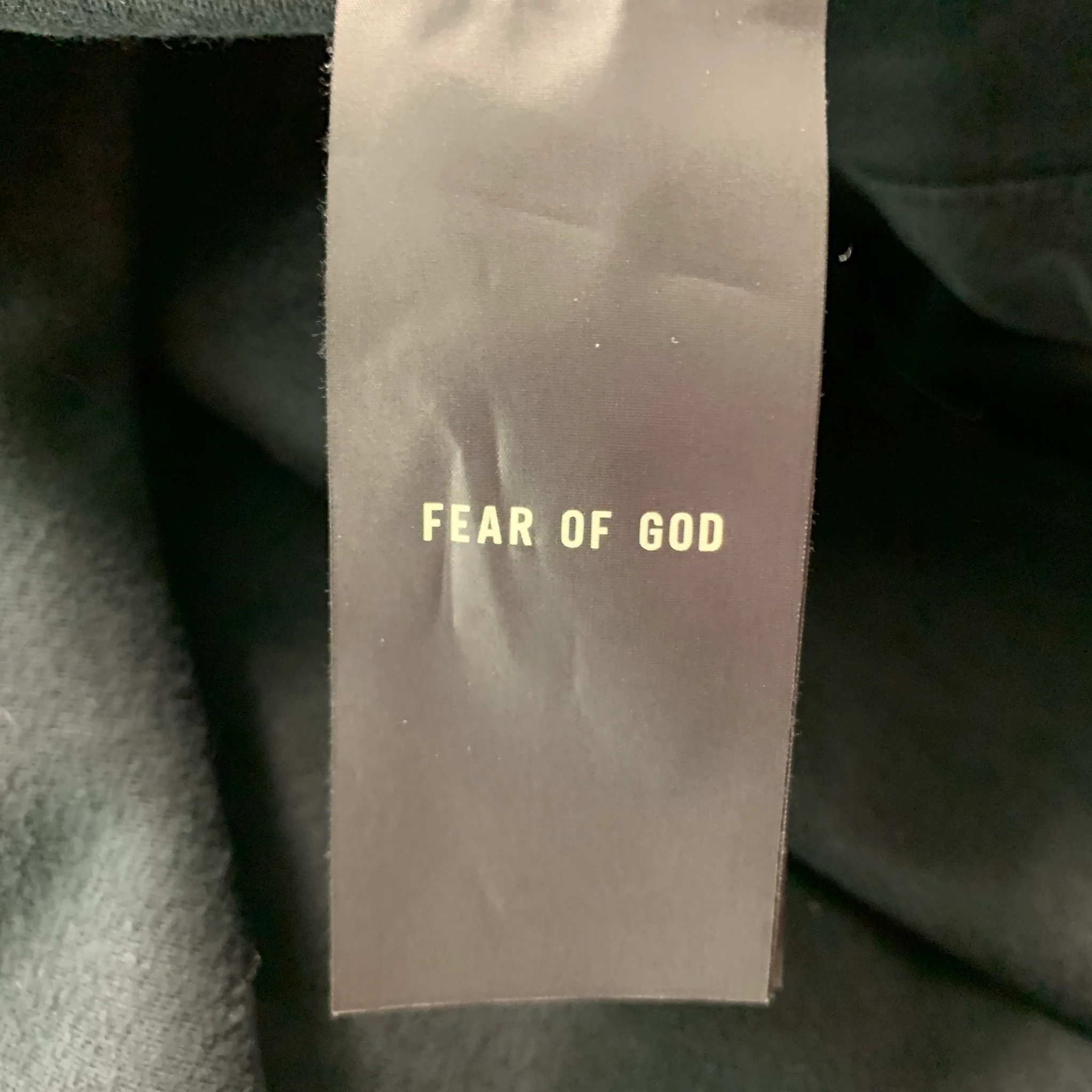 FEAR OF GOD Size L Black Solid Cotton Jacket - Image 5