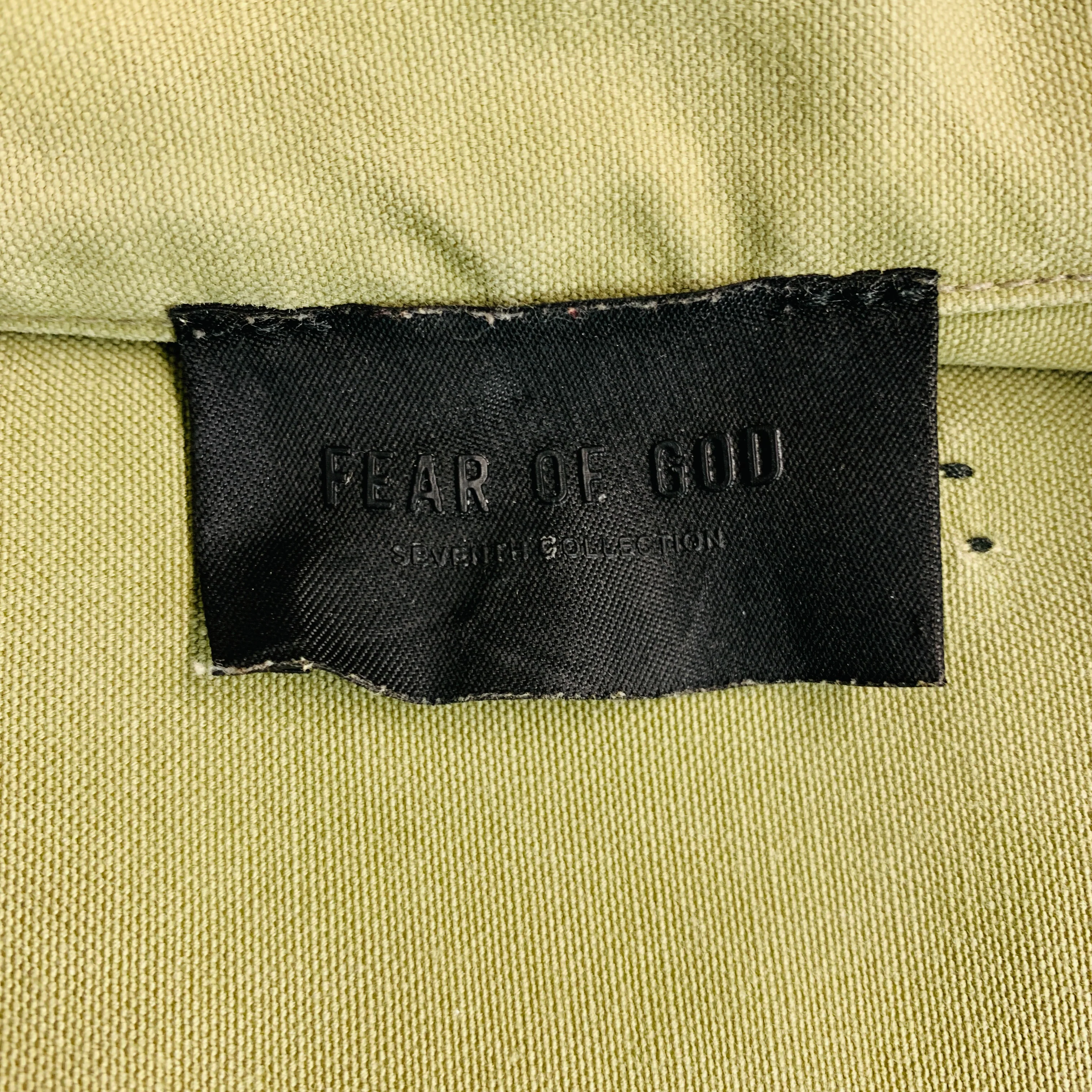 FEAR OF GOD Size L Khaki Cotton Jacket - Image 7