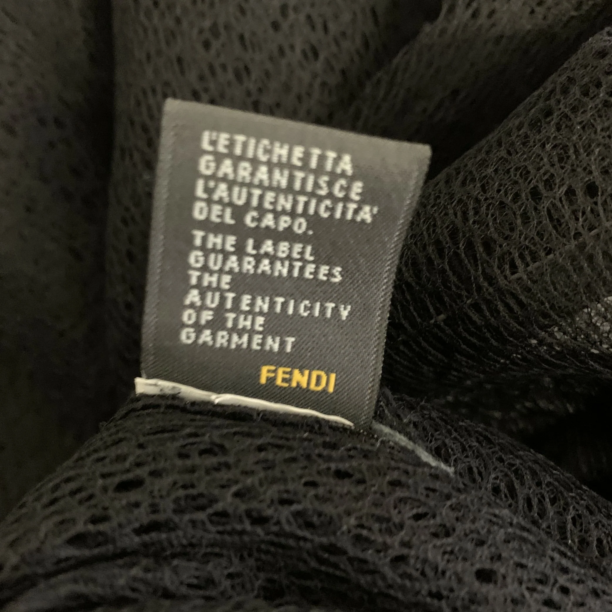 FENDI Size S Black ca0055499 A-Line Knee-Length Dress - Image 7