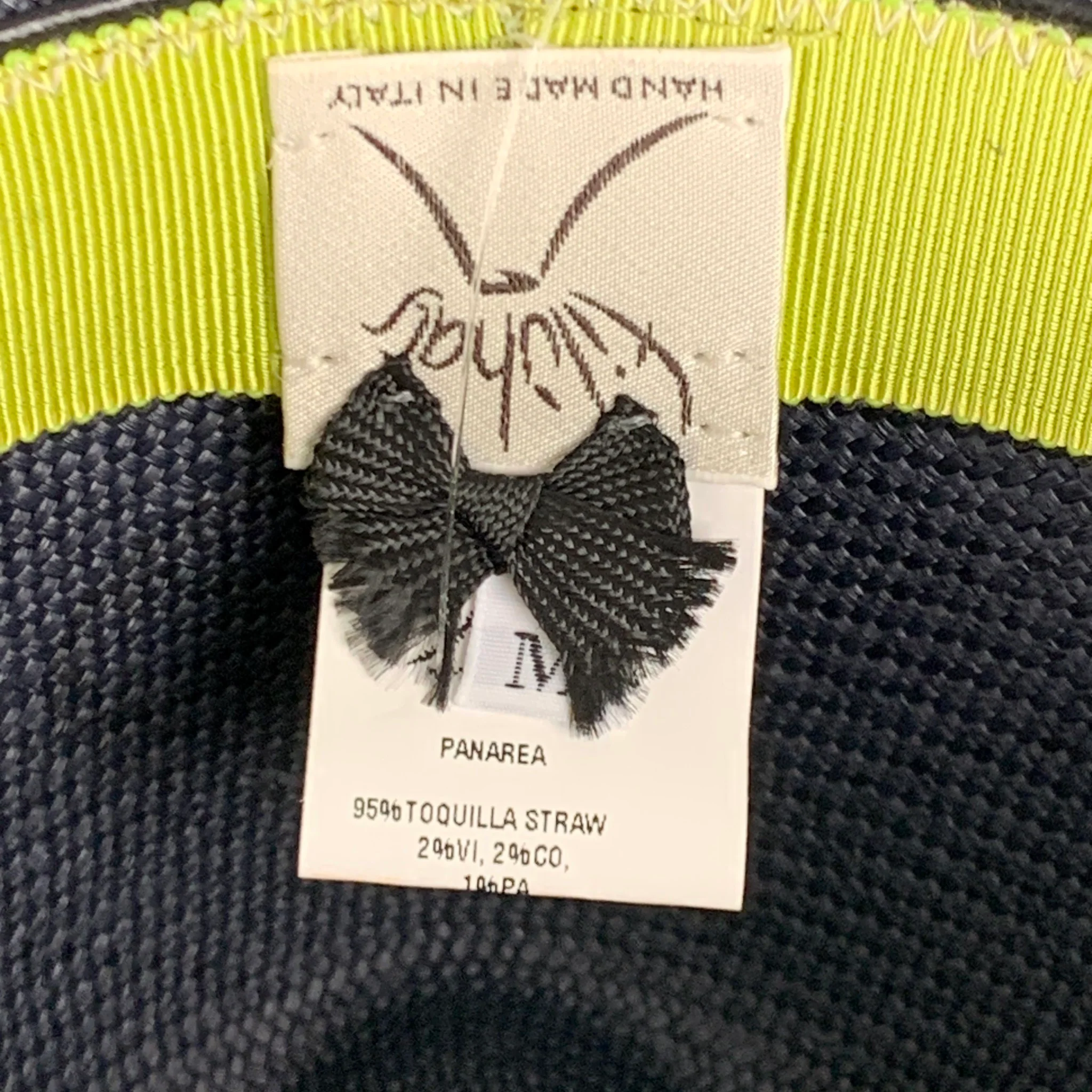 FILUHATS Size M Navy Woven Straw Hats - Image 6