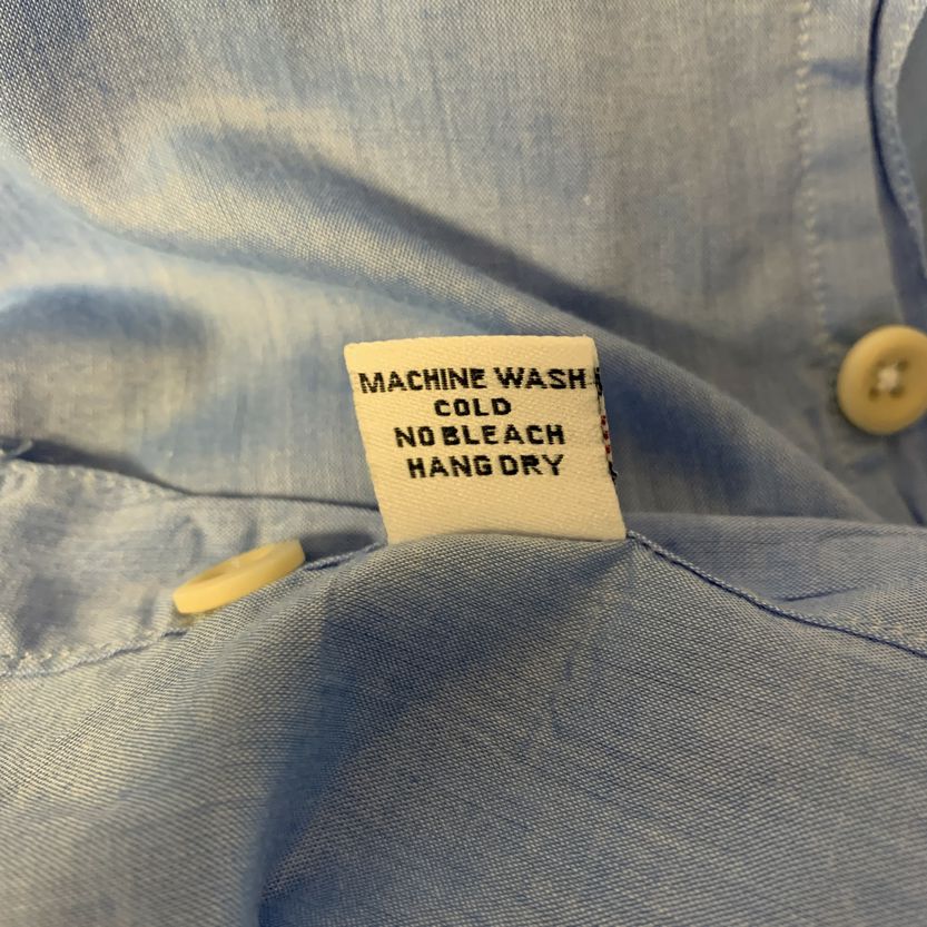 FREEMANS SPORTING CLUB Size M Blue Heather Cotton Long Sleeve Shirt - Image 6