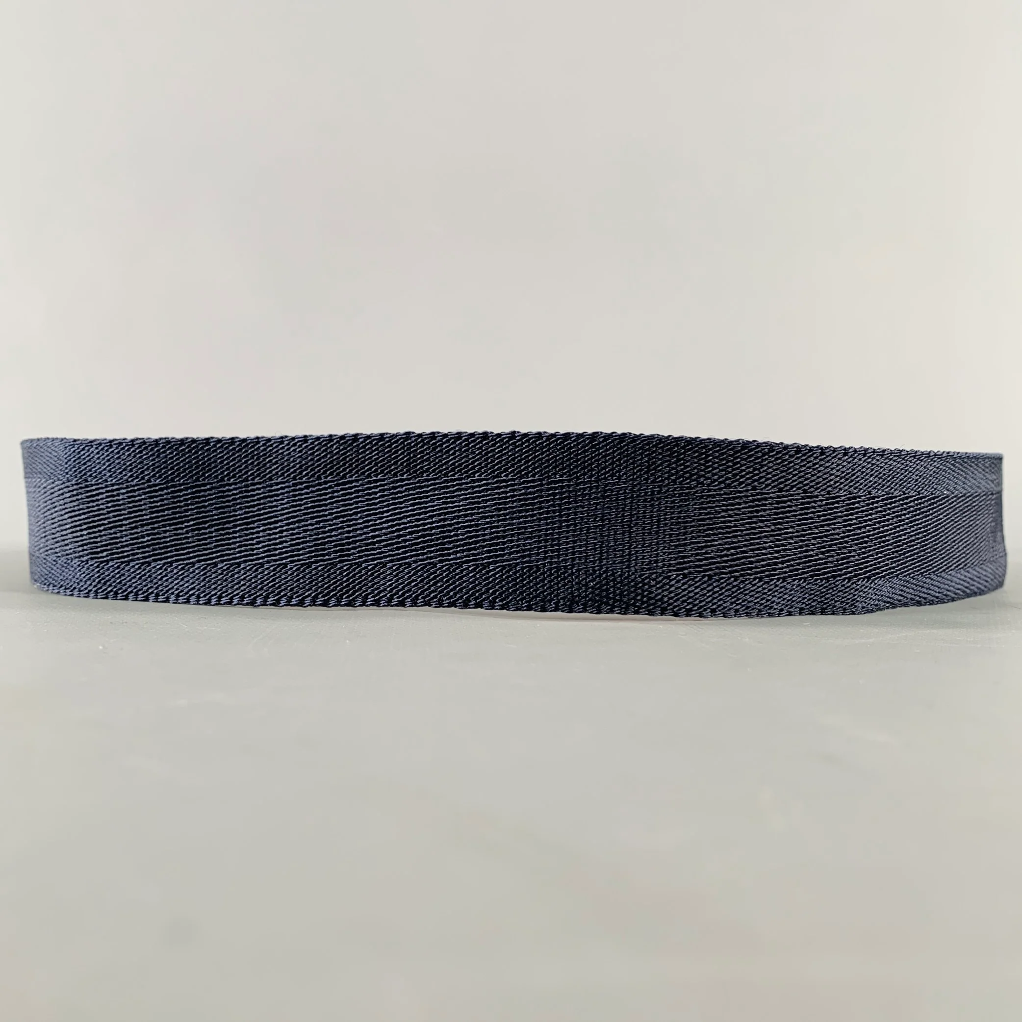 FULLUM&HOLT Size 36 Navy Tan Woven Canvas Belt - Image 3