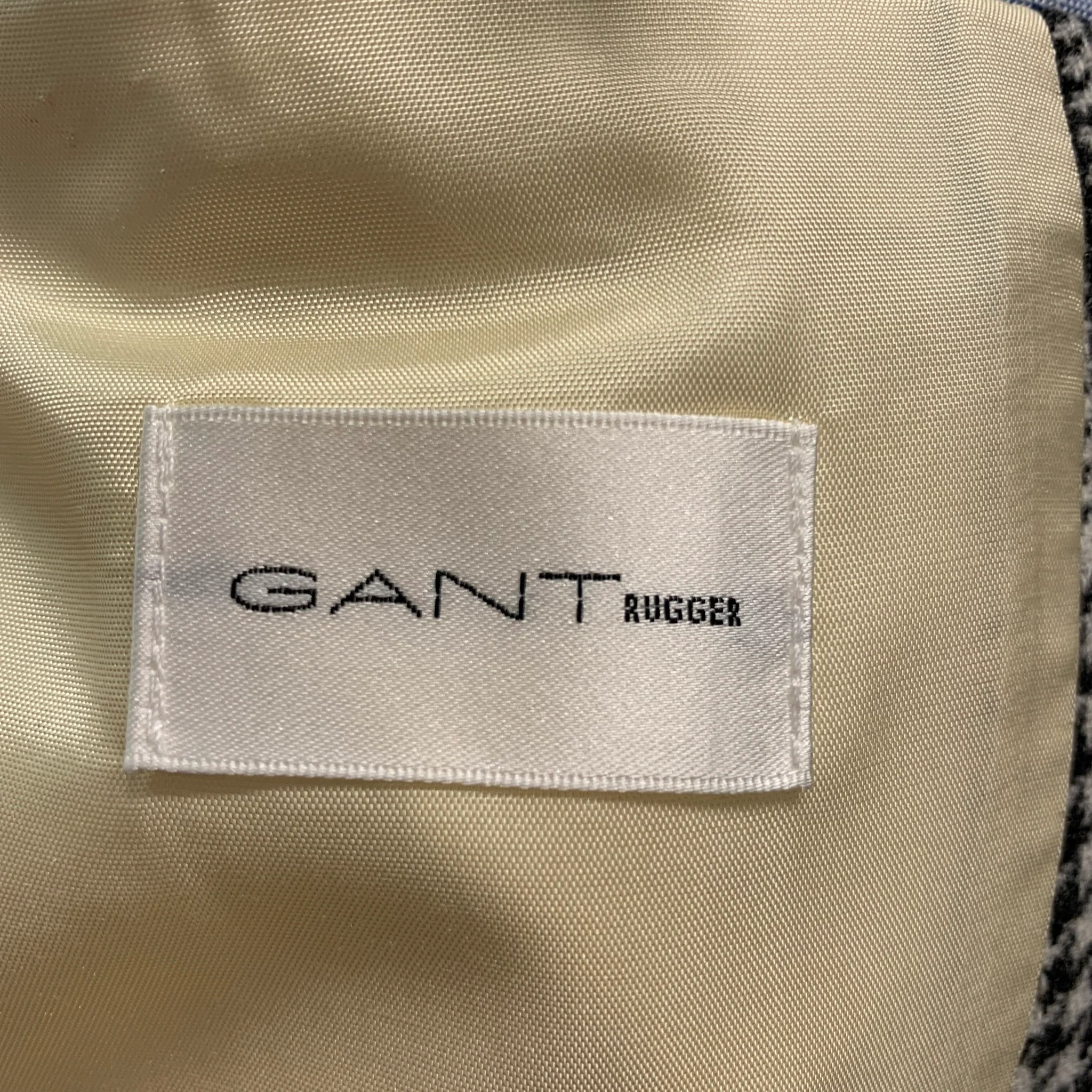 GANT Size 42 Black White Glenplaid Wool Blend Single breasted 36 29 Suit - Image 9