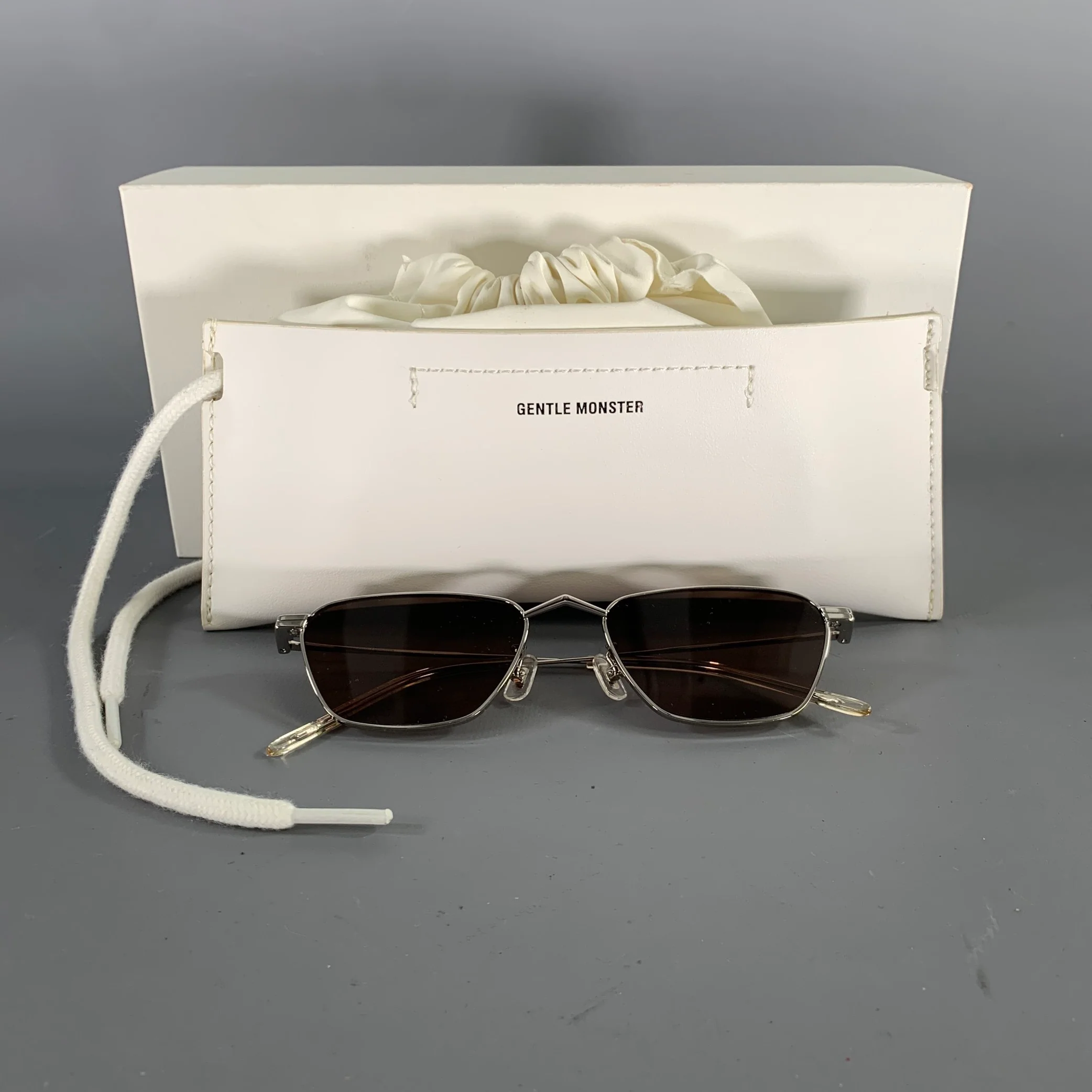 GENTLE MONSTER Silver Metal Sunglasses - Image 6