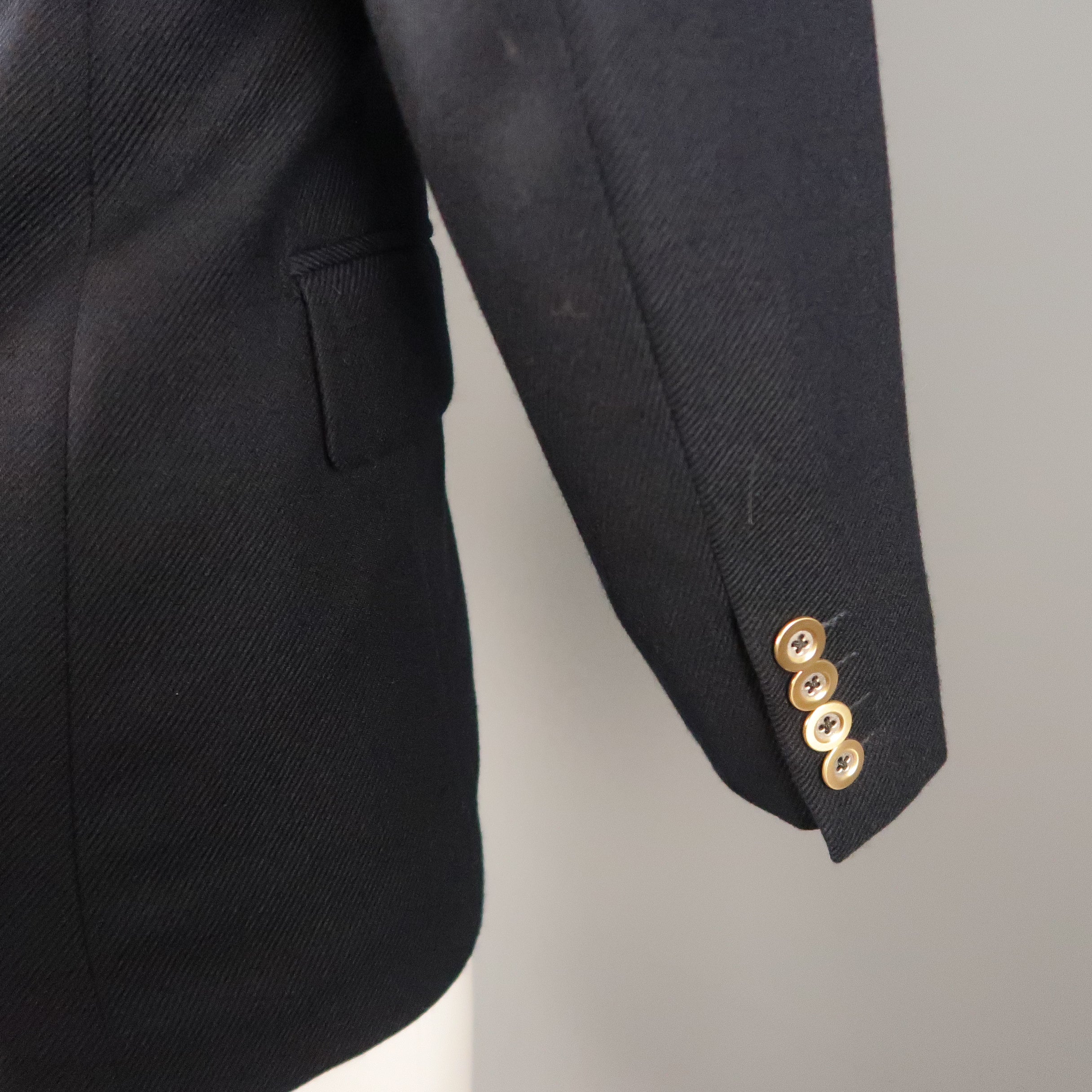 GEORGE REPINEC 36 Navy Wool Sport Coat - Image 7
