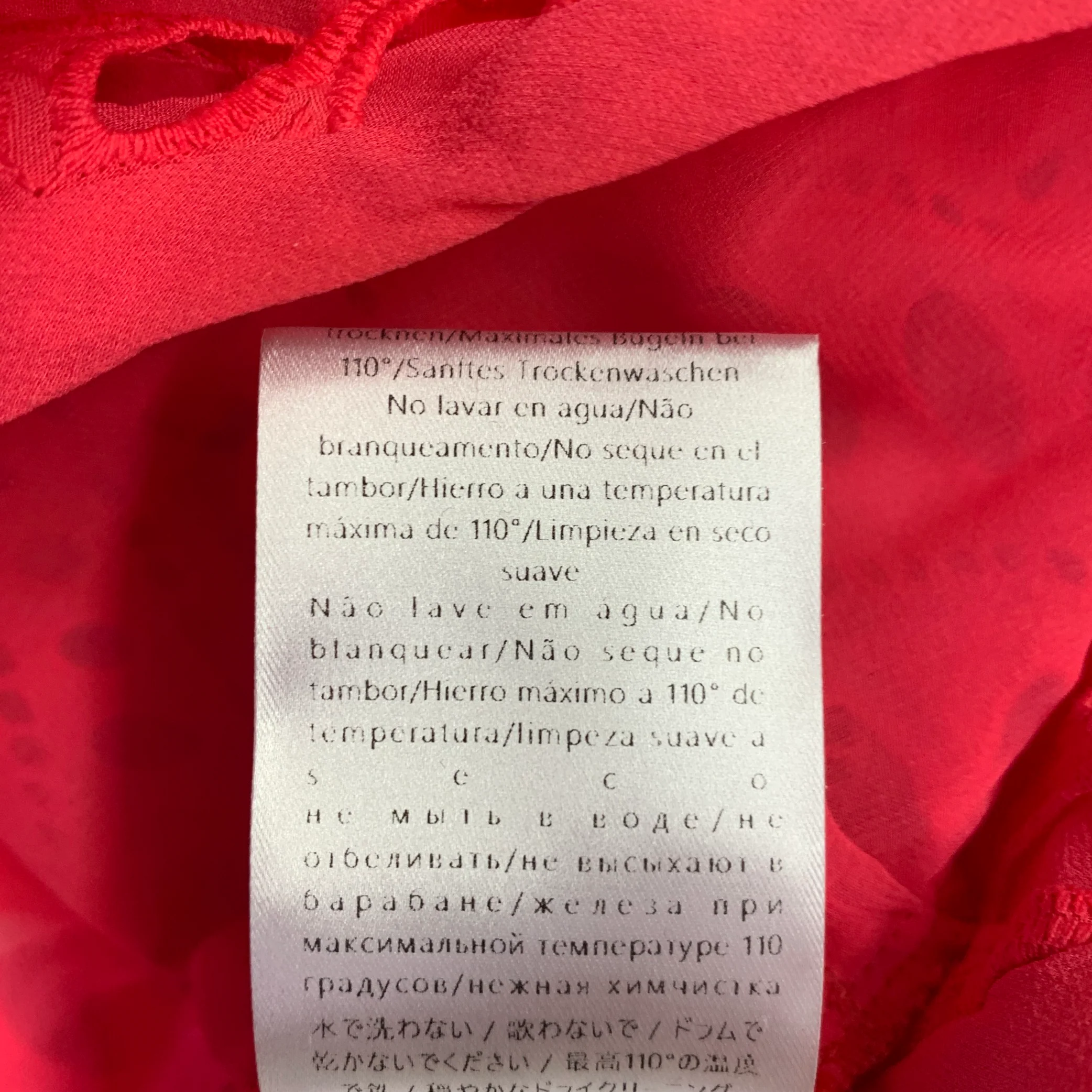 GIAMBATTISTA VALLI Size 4 Fuchsia Pink Cotton Eyelet Pleated Long Dress - Image 11