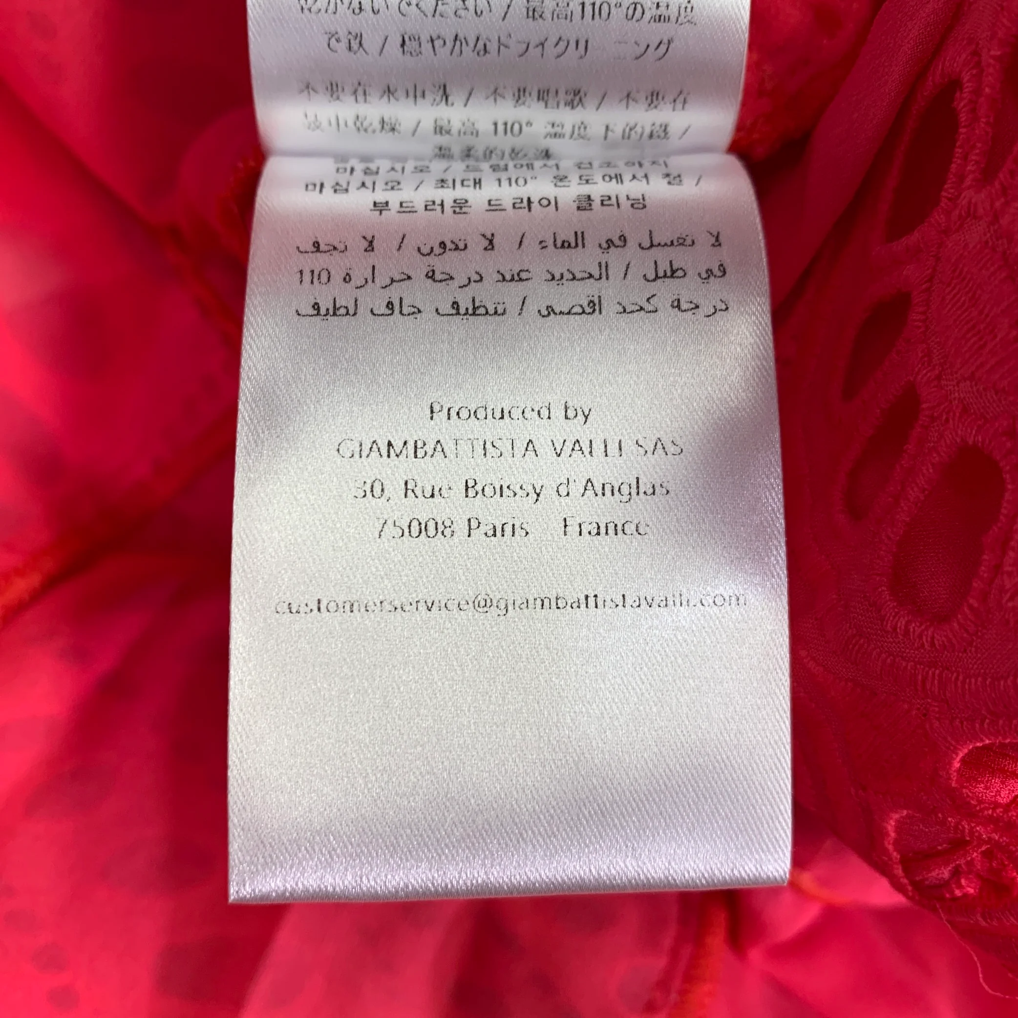 GIAMBATTISTA VALLI Size 4 Fuchsia Pink Cotton Eyelet Pleated Long Dress - Image 12