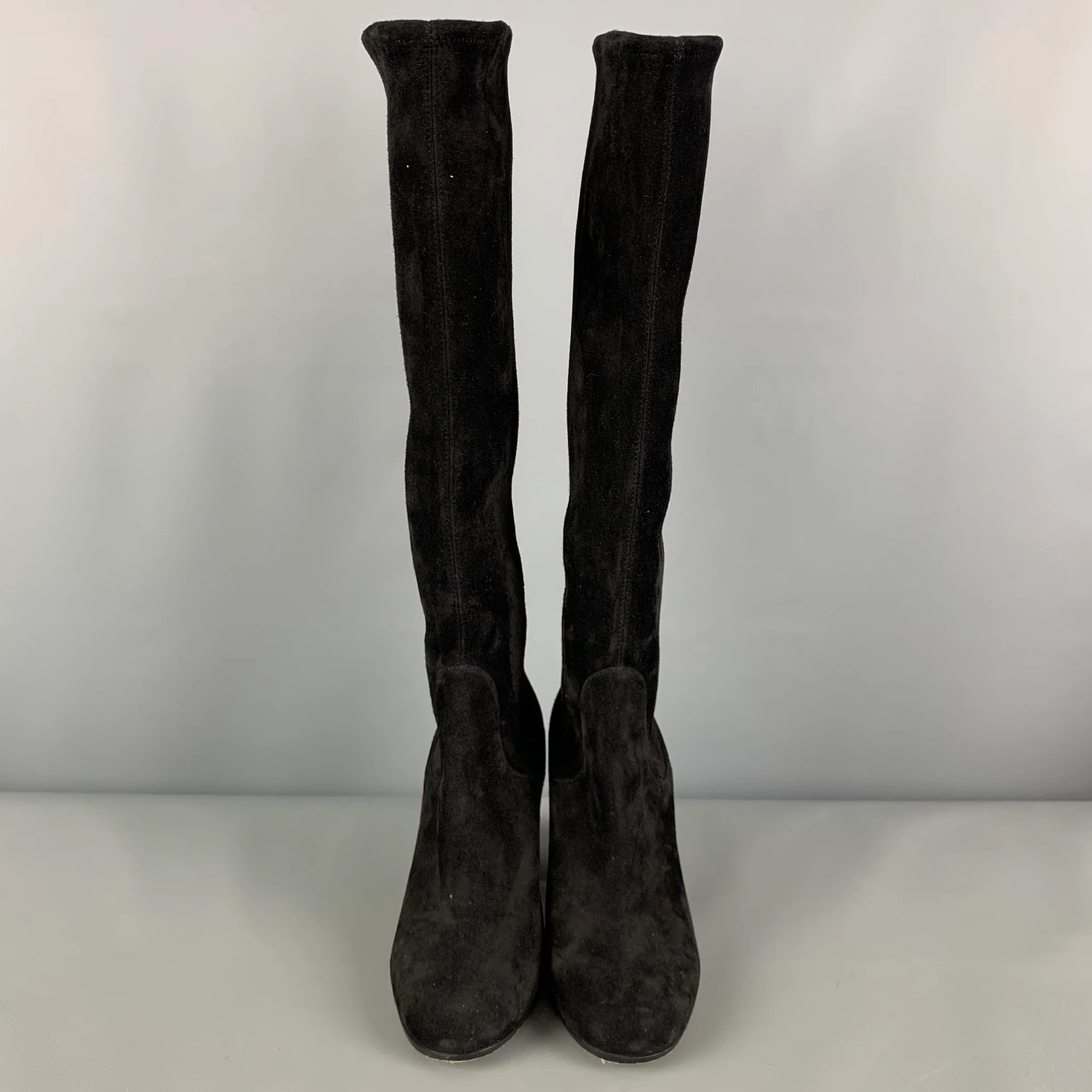 GIANVITO ROSSI Size 7.5 Black Pull On Boots - Image 4