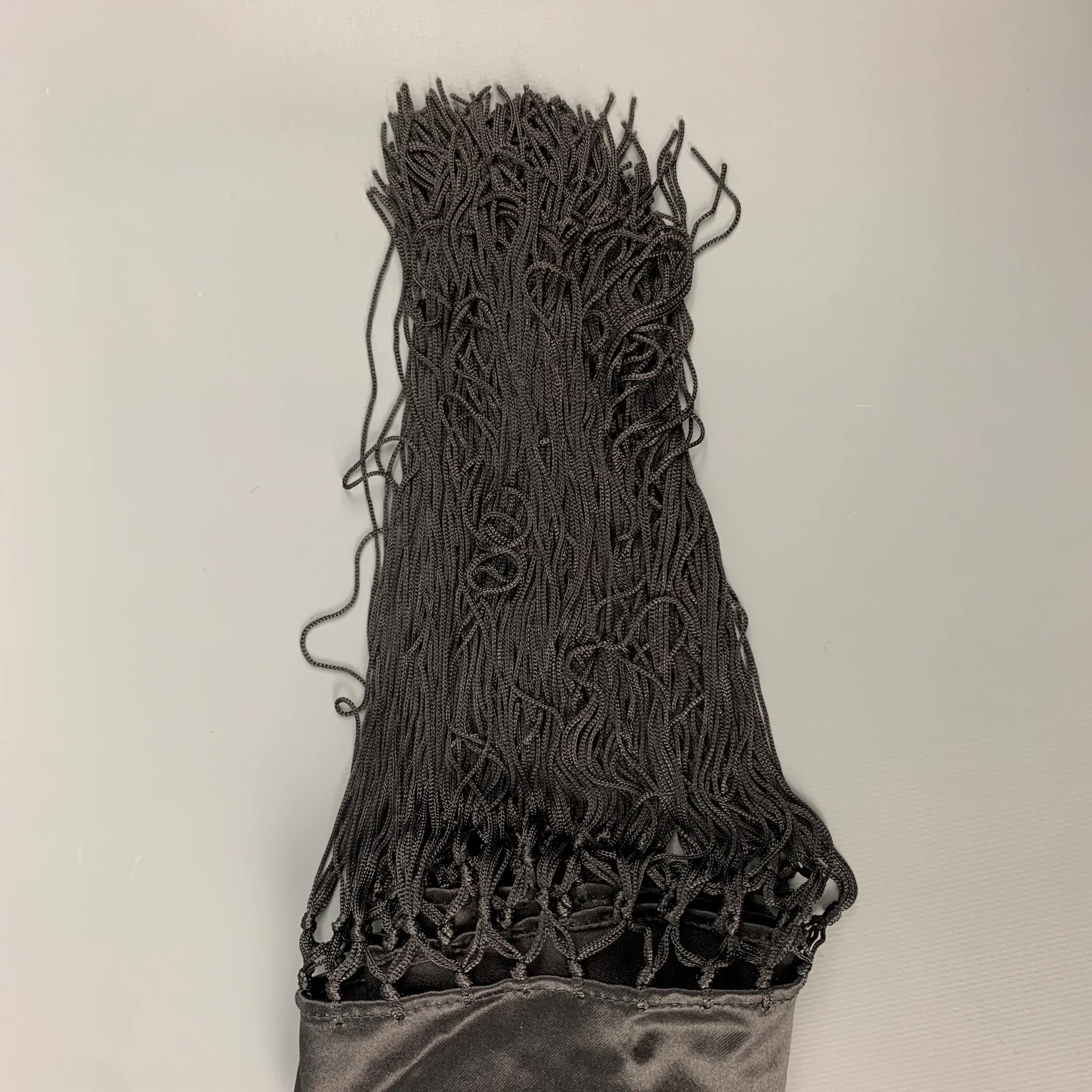 GIORGIO ARMANI Black Abstract Satin Scarves - Image 3