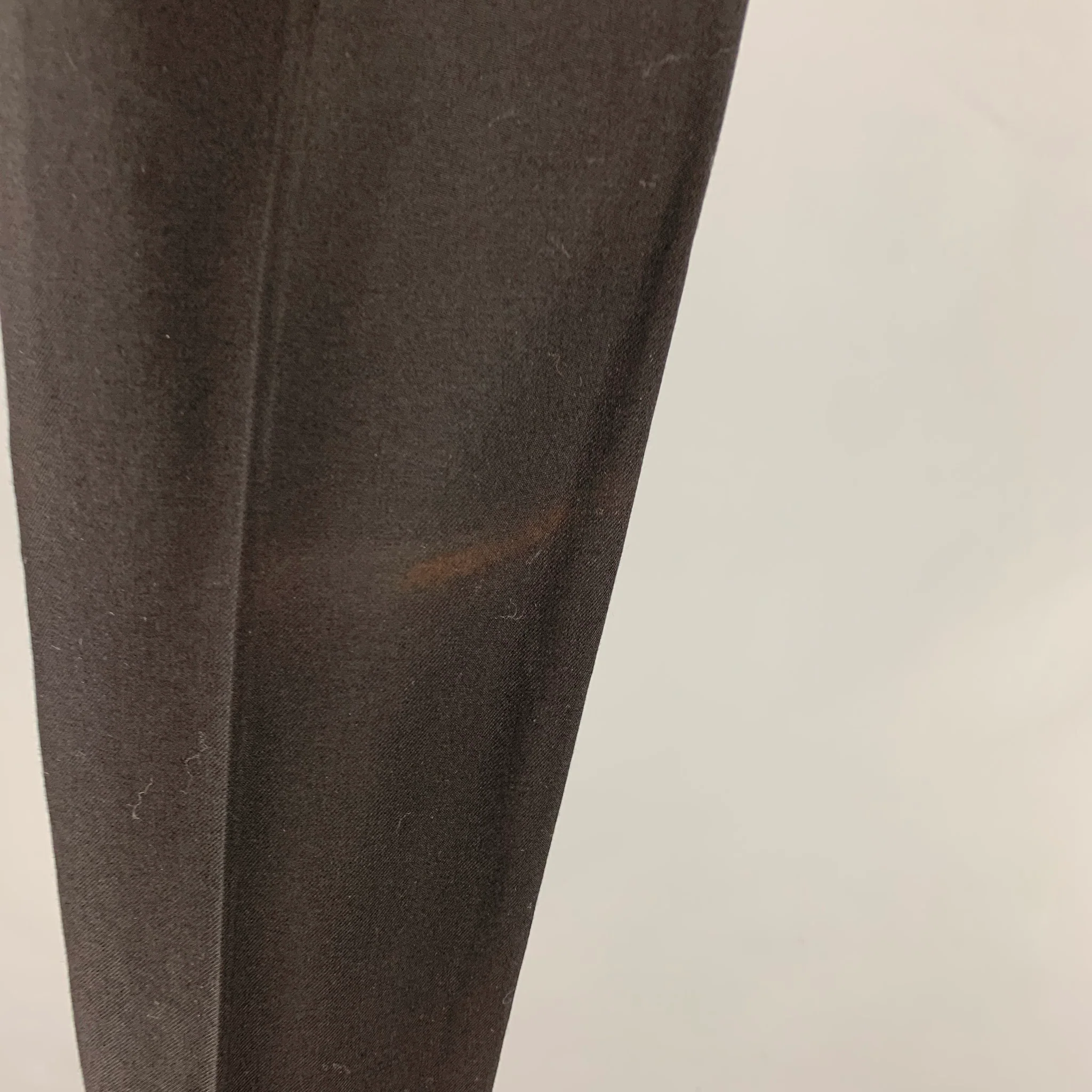 GIVENCHY Size 30 Black Wool Elastic Waistband Casual Pants - Image 4